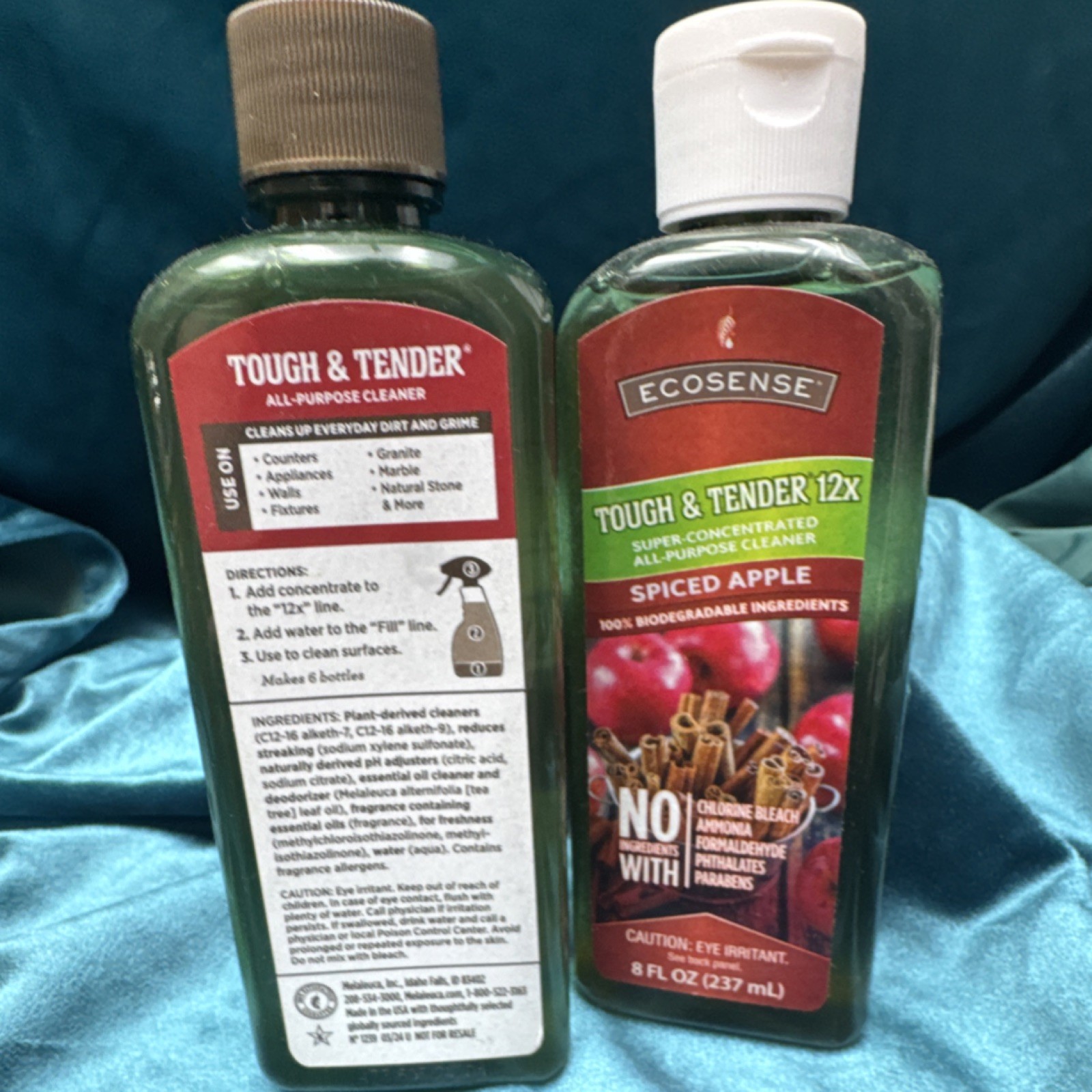 Ecosense Tough & Tender 12X All-Purpose Concentrate Spiced Apple 8 fl oz 2pk