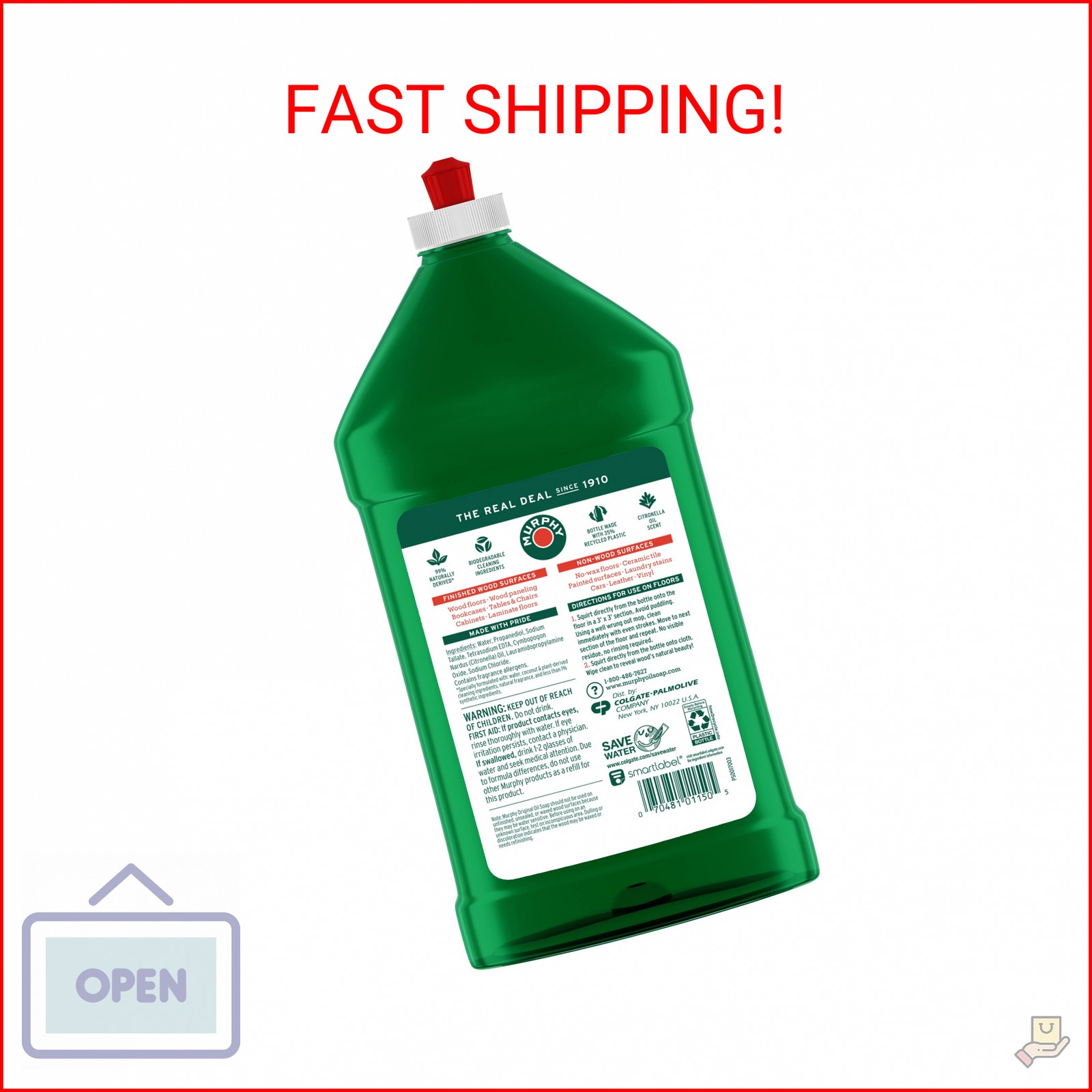 Murphy’s Oil Soap Squirt and Mop Wood Floor Cleaner – 32 Fluid Ounce