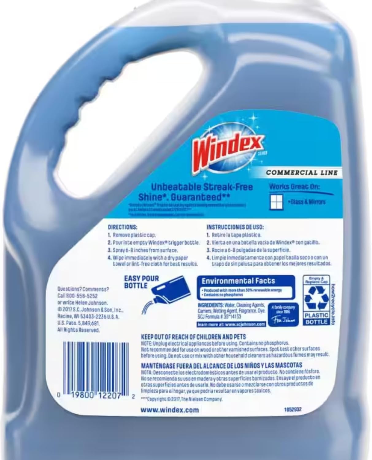 1 Gallon Refill, Glass Cleaner Refill Refill 1 Gallon