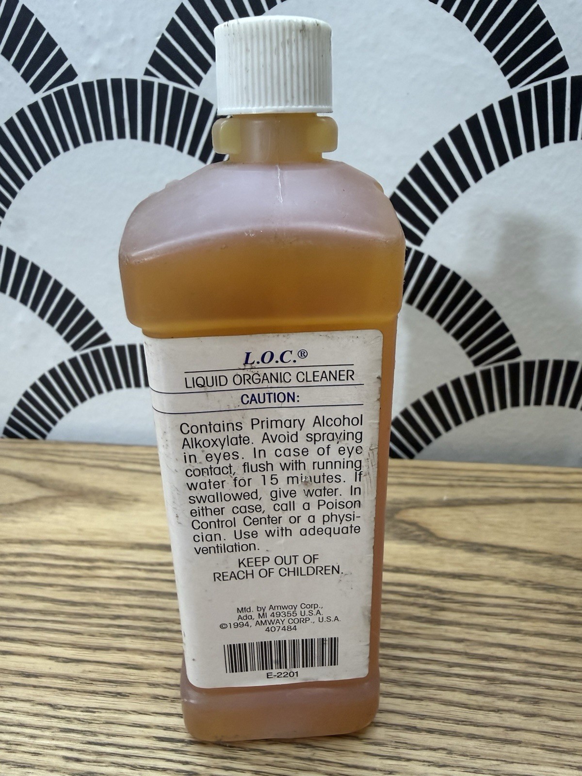 Vtg AMWAY Multi Purpose Liquid Organic Cleaner LOC 8.5 Oz Super Concentrate 1994