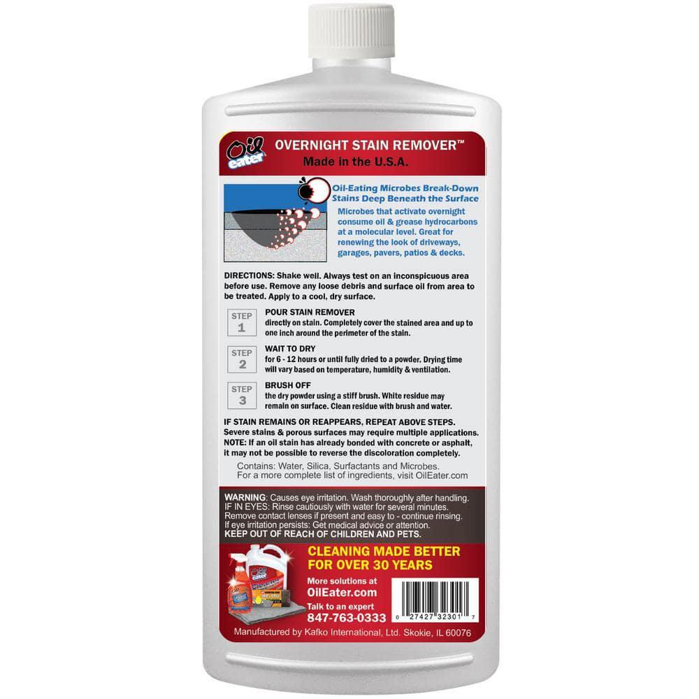 Oil Eater Overnight Stain Remover, 32 oz Powerful Oil Stain Remove NEW