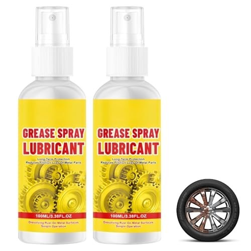 2Pcs Anti-Rust Lubricant Spray & Rust Remover, Rust Remover Spray for Metal, Mul