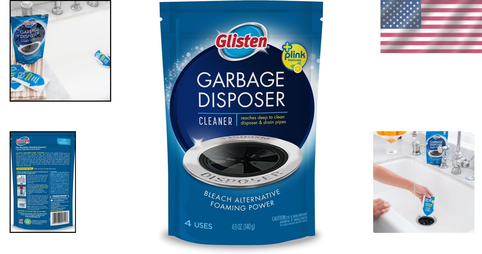 Disposer Care Foaming Cleaner-20 Pack, Lemon Scent – 24.5oz