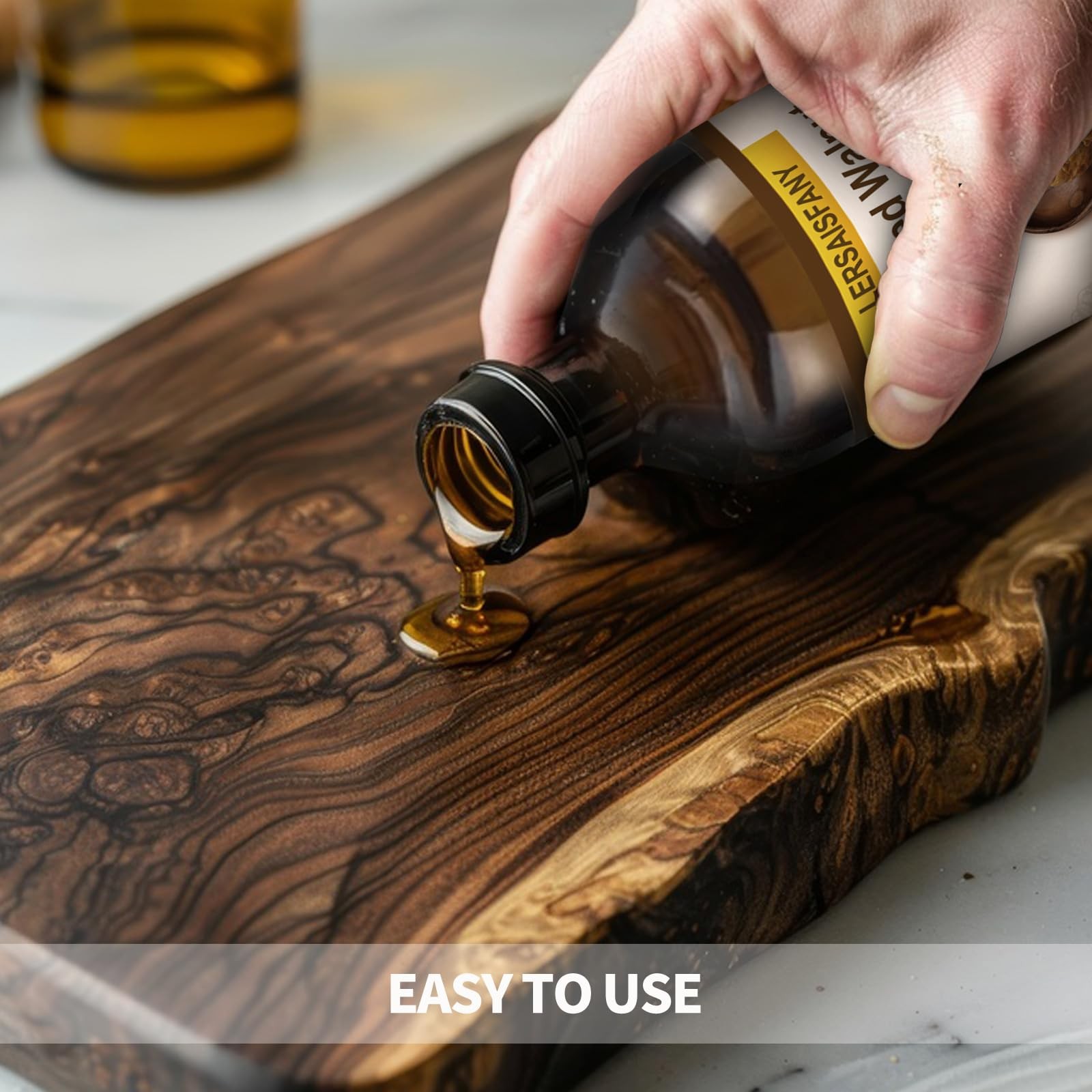 Walnut Wood Oil Bowl Conditioner Food Safe for Wooden Cutting Board and 8oz