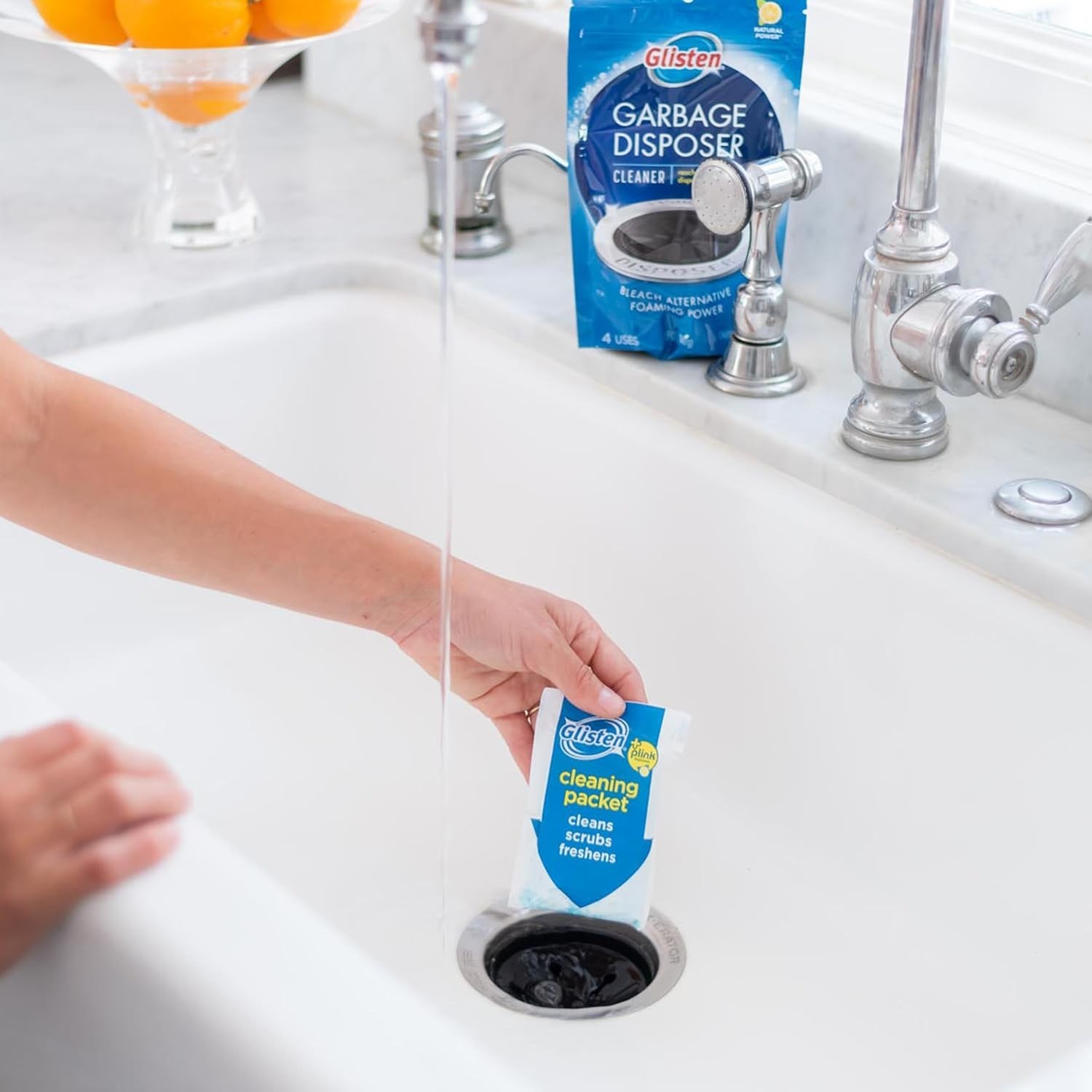 Garbage Disposer Cleaner Strips Foaming Power Freshener 20 Packs