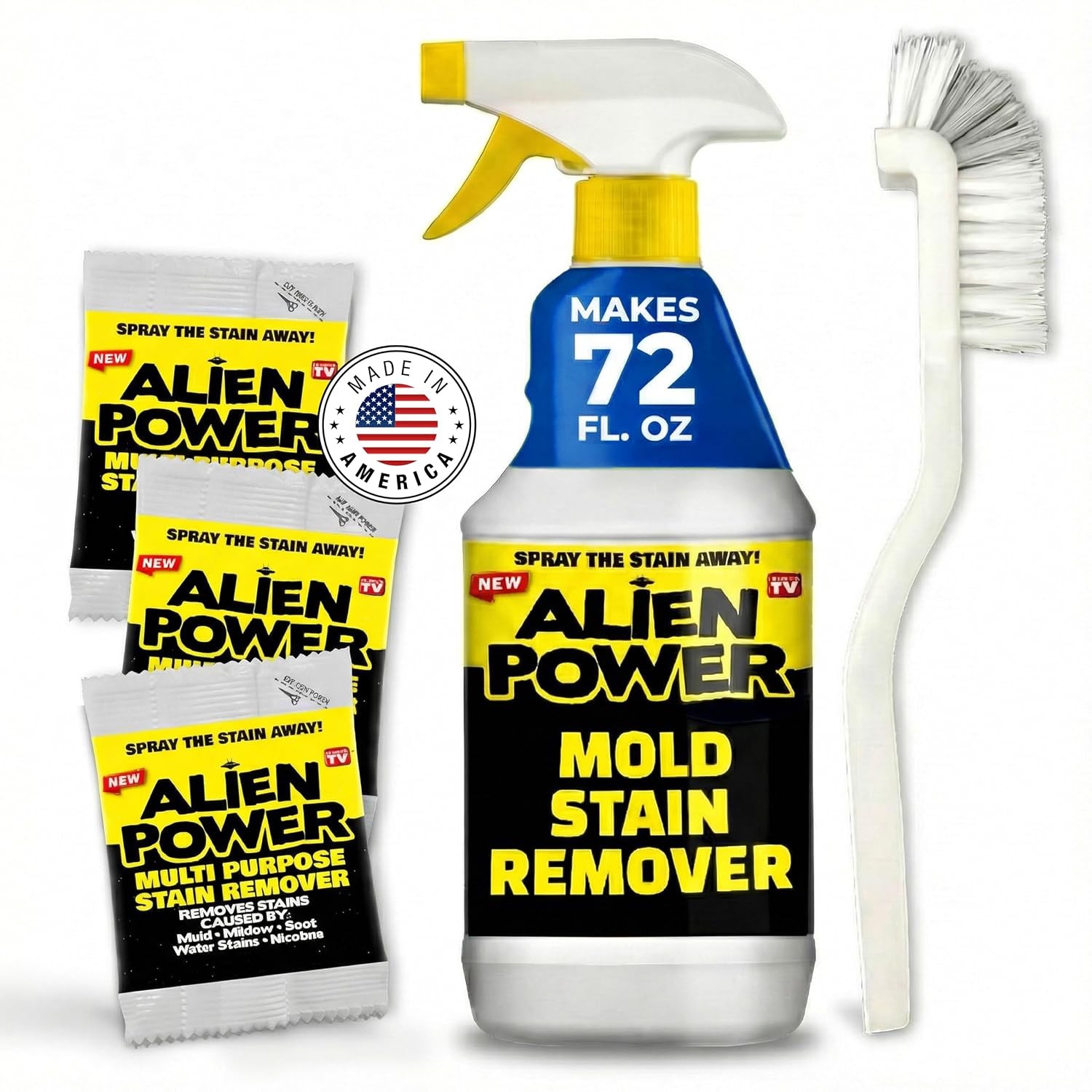 Instant Mold and Mildew Stain Remover Spray for Grout Surfaces Stain Removal