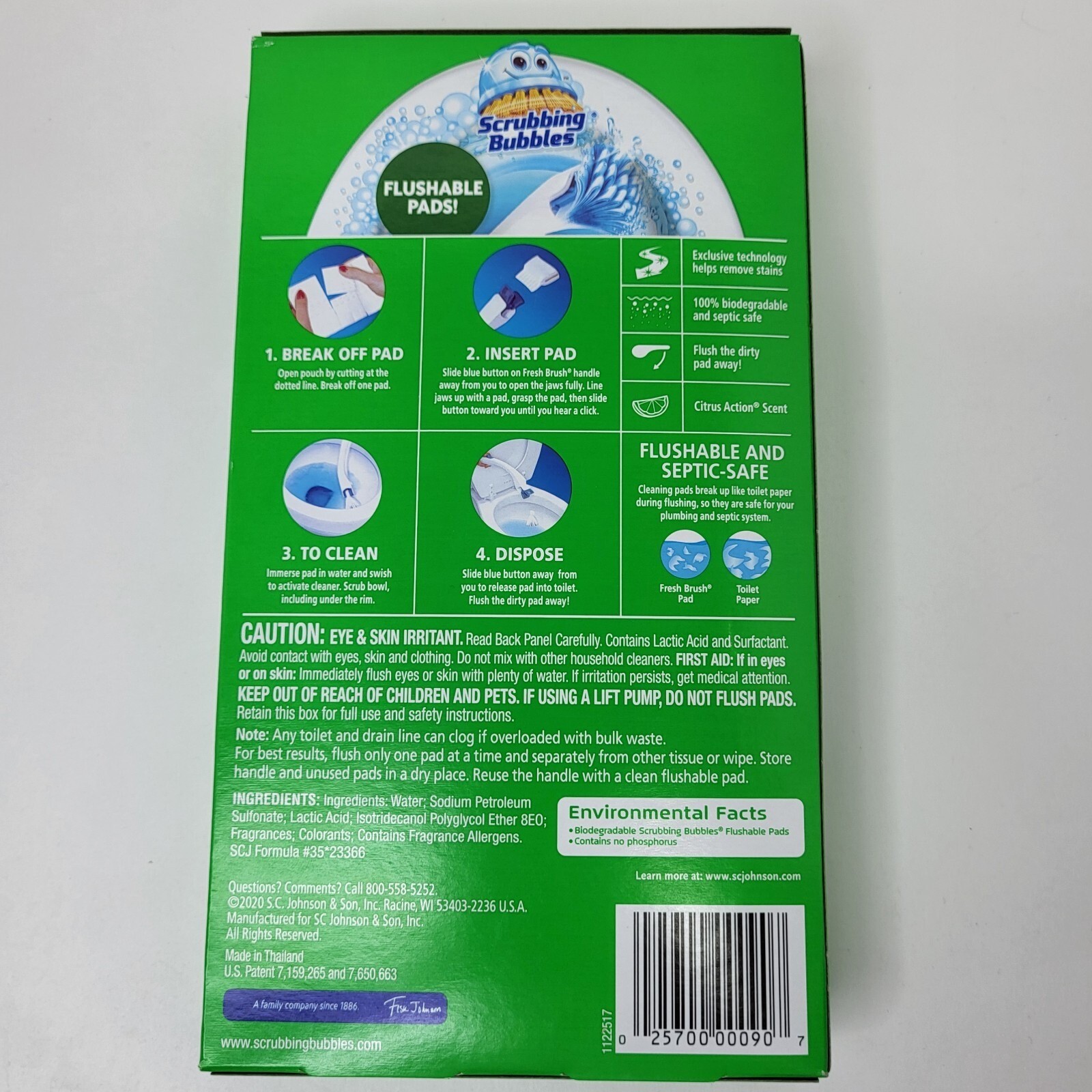 New Scrubbing Bubbles 302124 Surface Cleaner – 10 Pack