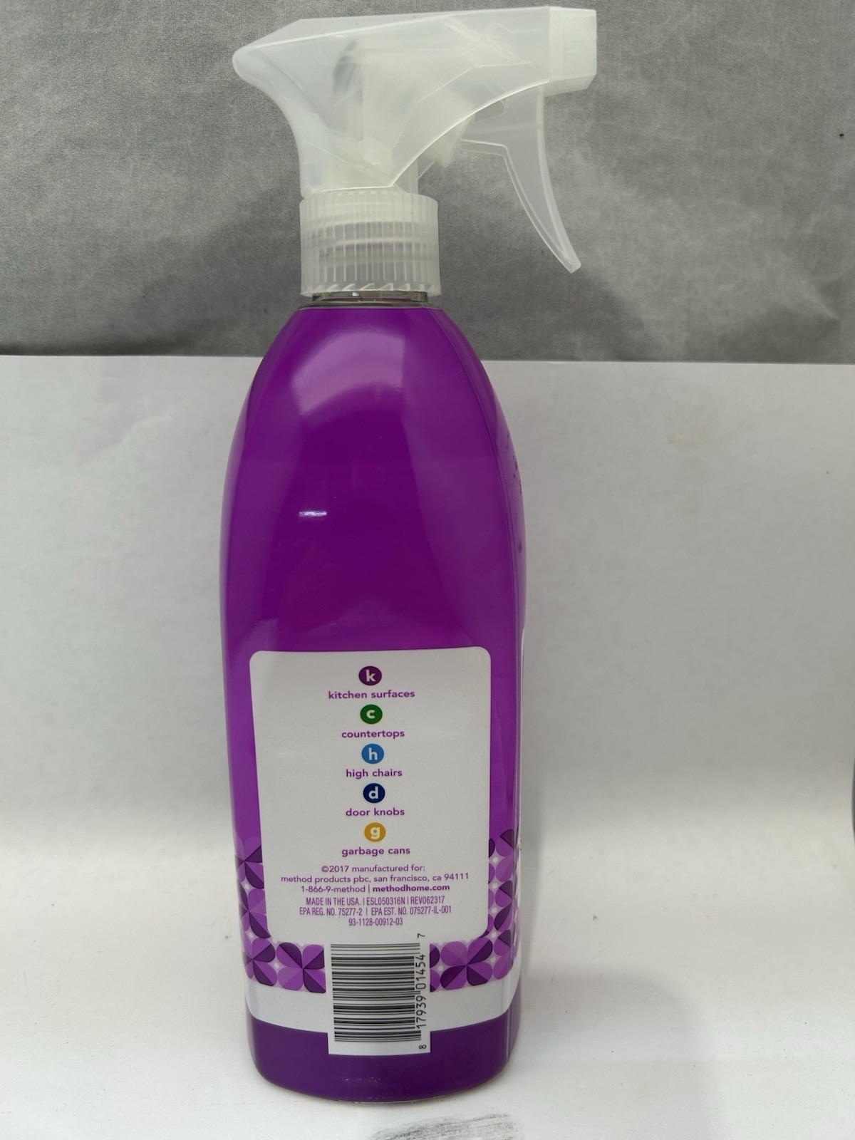 (12) Method 01454EA 28 oz. Antibac All-Purpose Cleaner Spray – Wildflower New JD