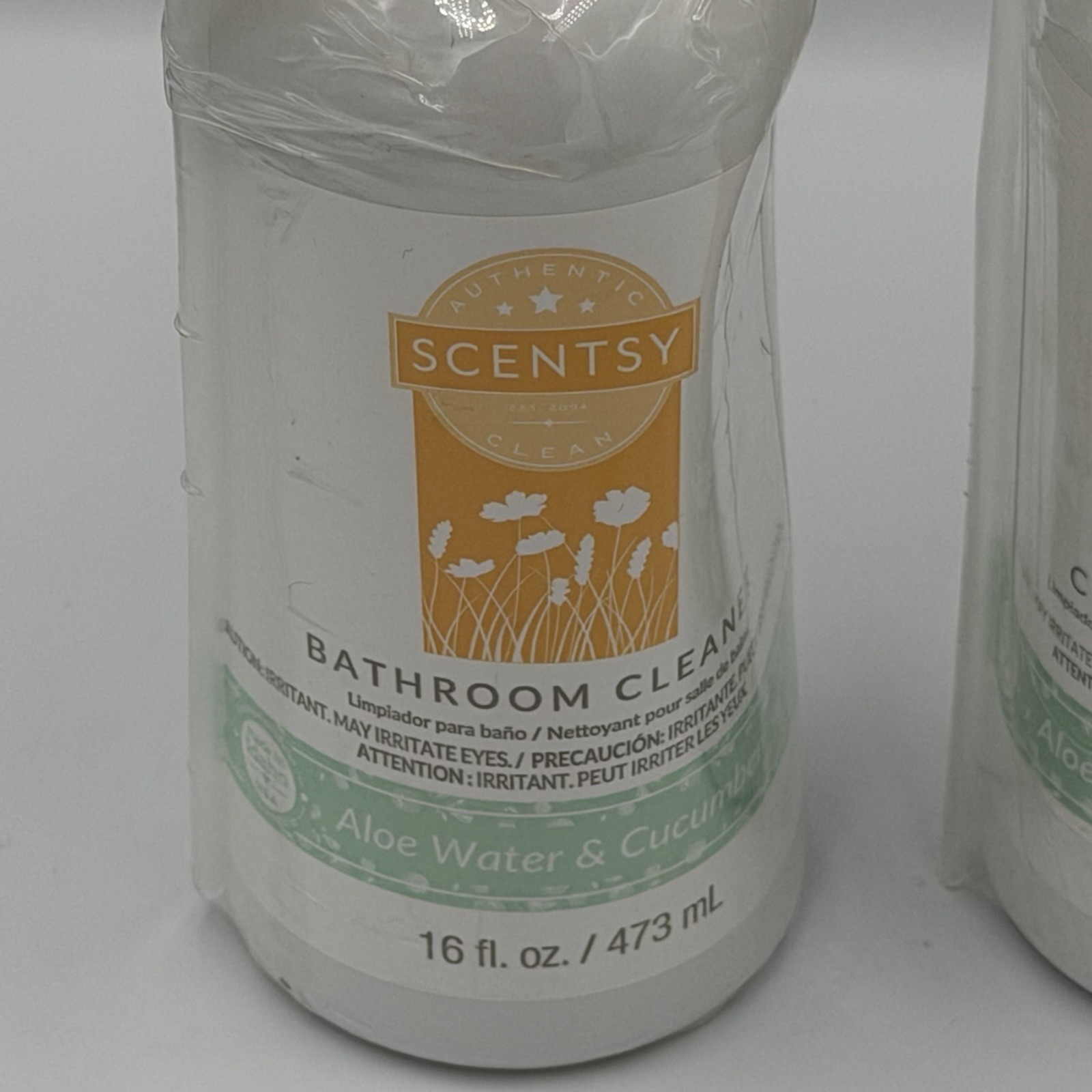 Scentsy Clean Aloe Water Cucumber Scent 16 fl oz Cleaner Combo Retired Scent New