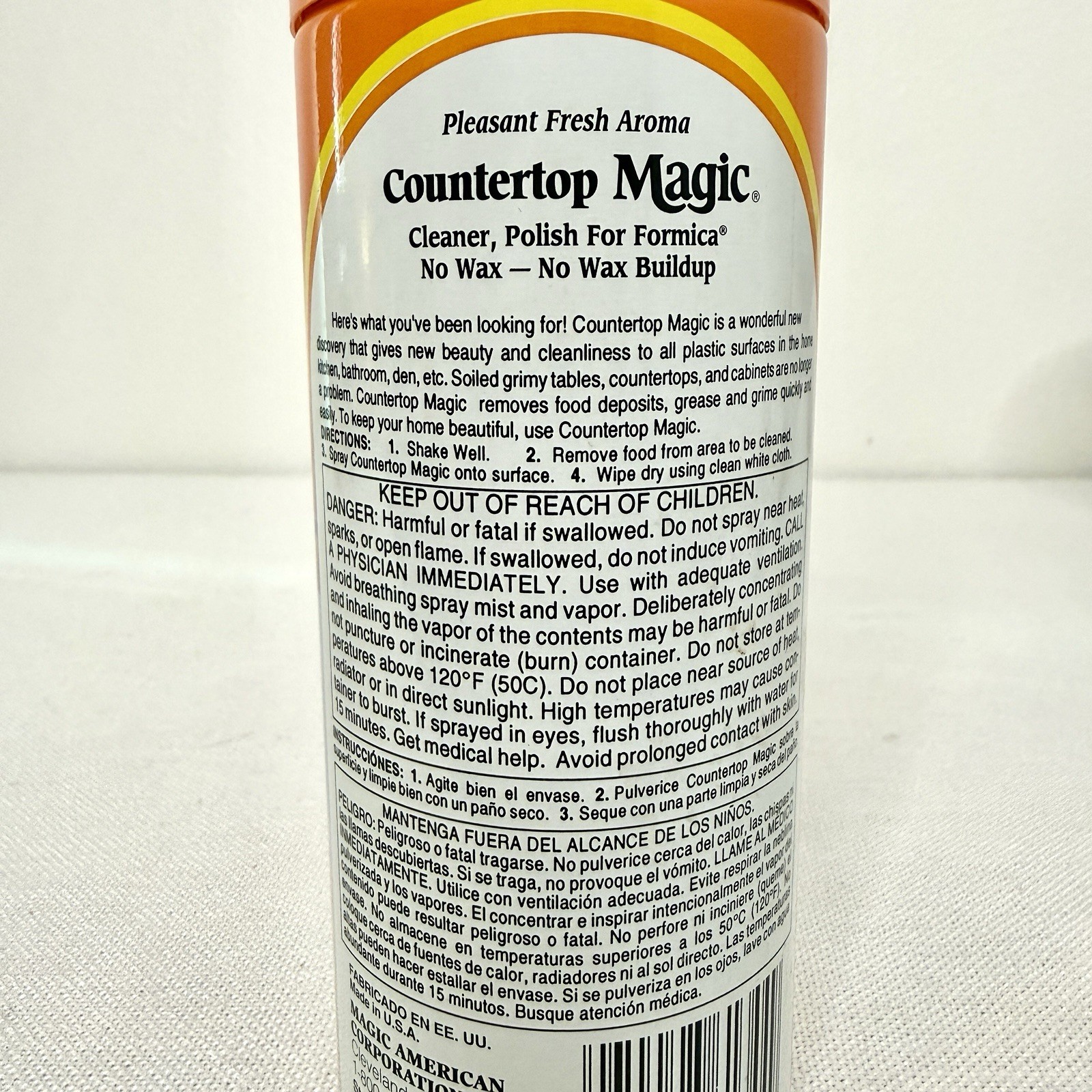 Countertop Magic 13 Oz Original Spray Formica And Laminates Discontinued 75%+