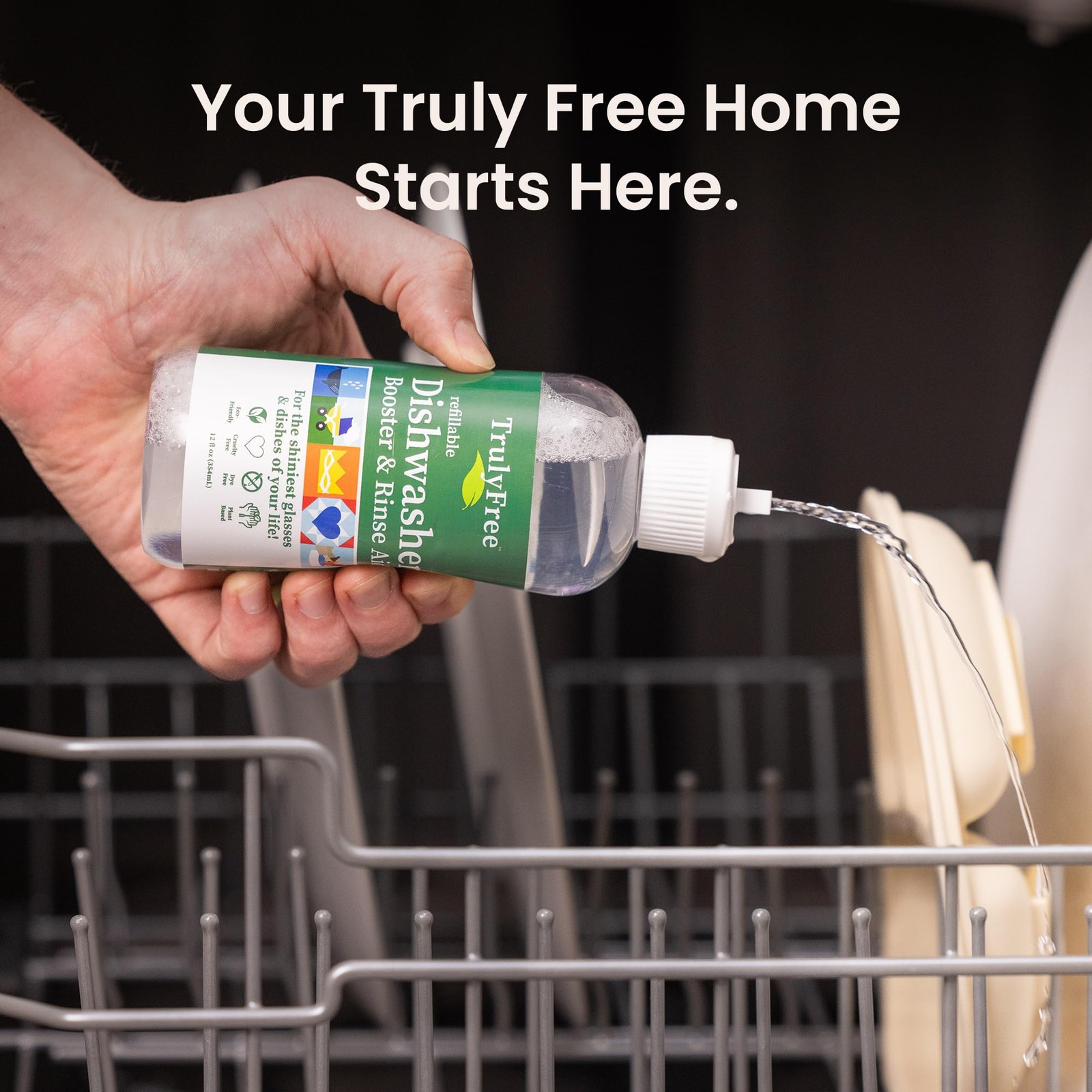 Natural Dishwasher Booster & Rinse Aid Kit – Non-Toxic Dishwashing Aid Formul…