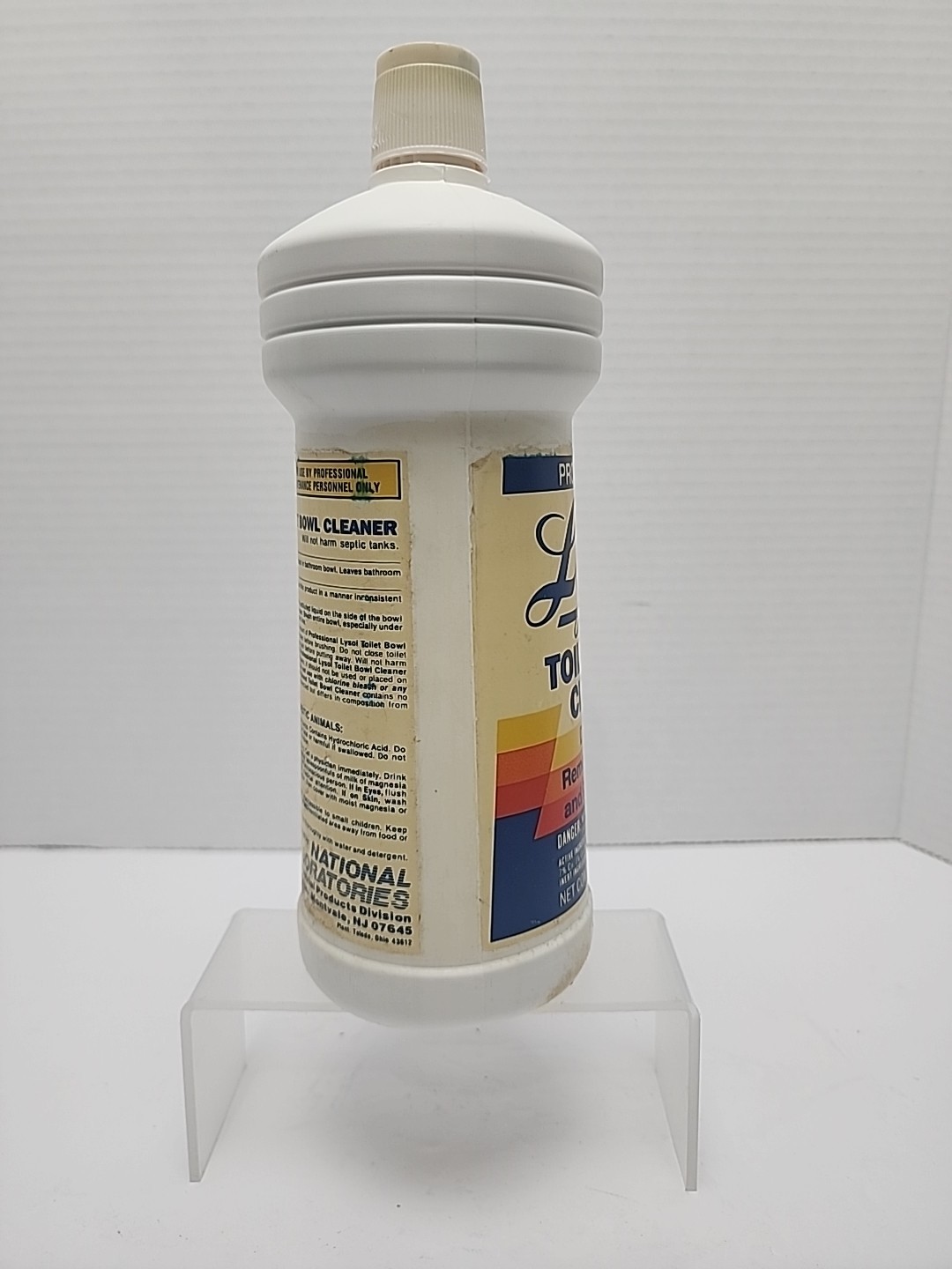 Lysol Toilet Bowl Cleaner Professional 32 oz Discontinued 90s? Full Bottle