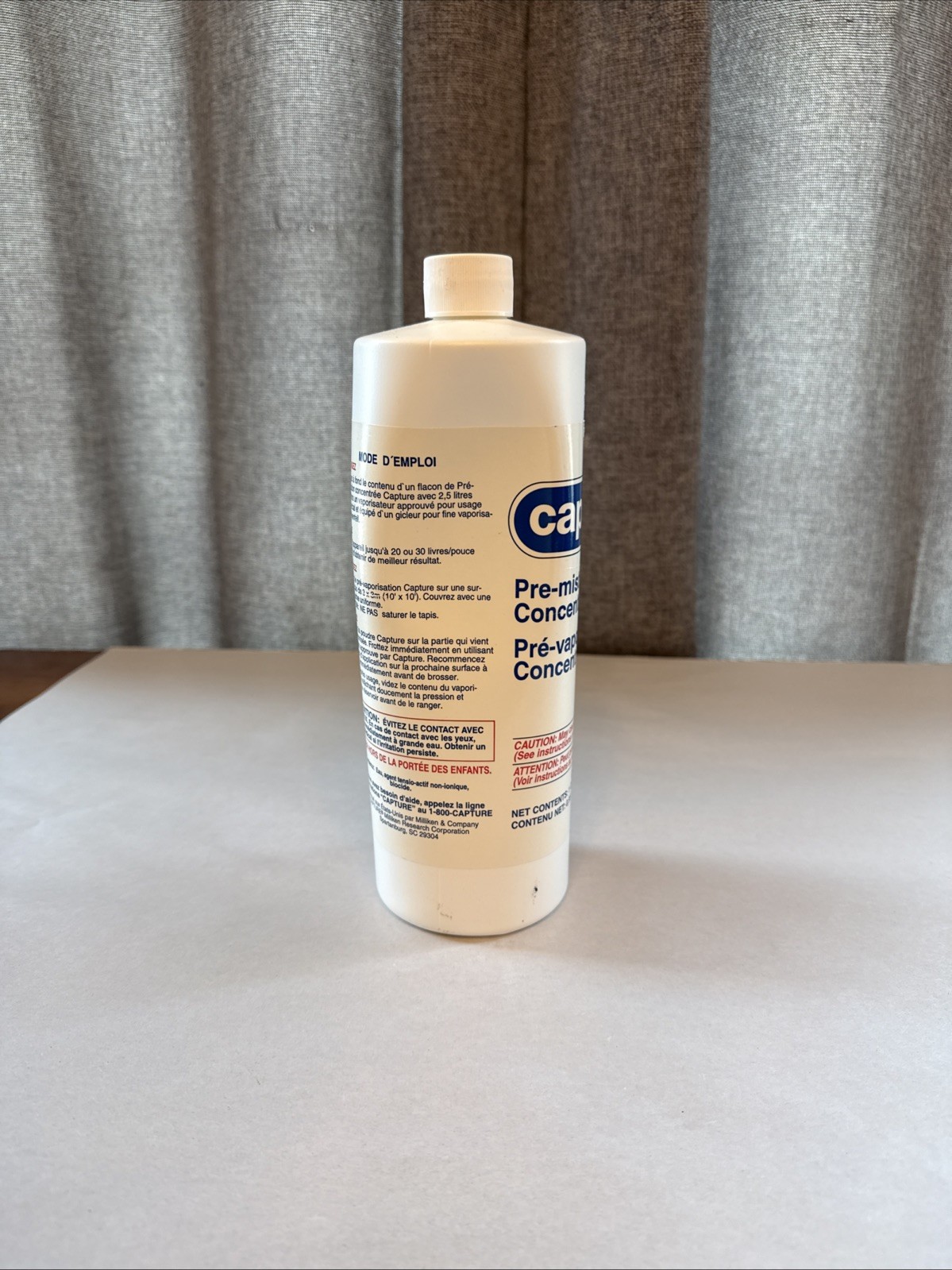 NEW Capture Pre-Mist Concentrate Carpet Cleaner Spray 1 quart 32 oz Pre-treat