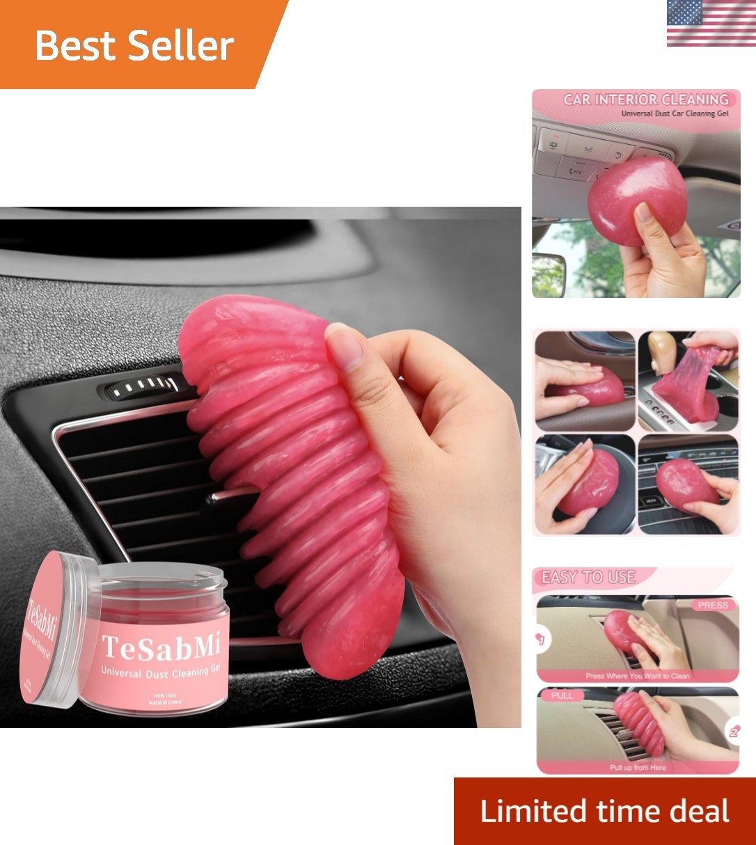 Car Cleaning Putty Car Putty Car Interior Cleaner Car Slime Car Detailing Kit…