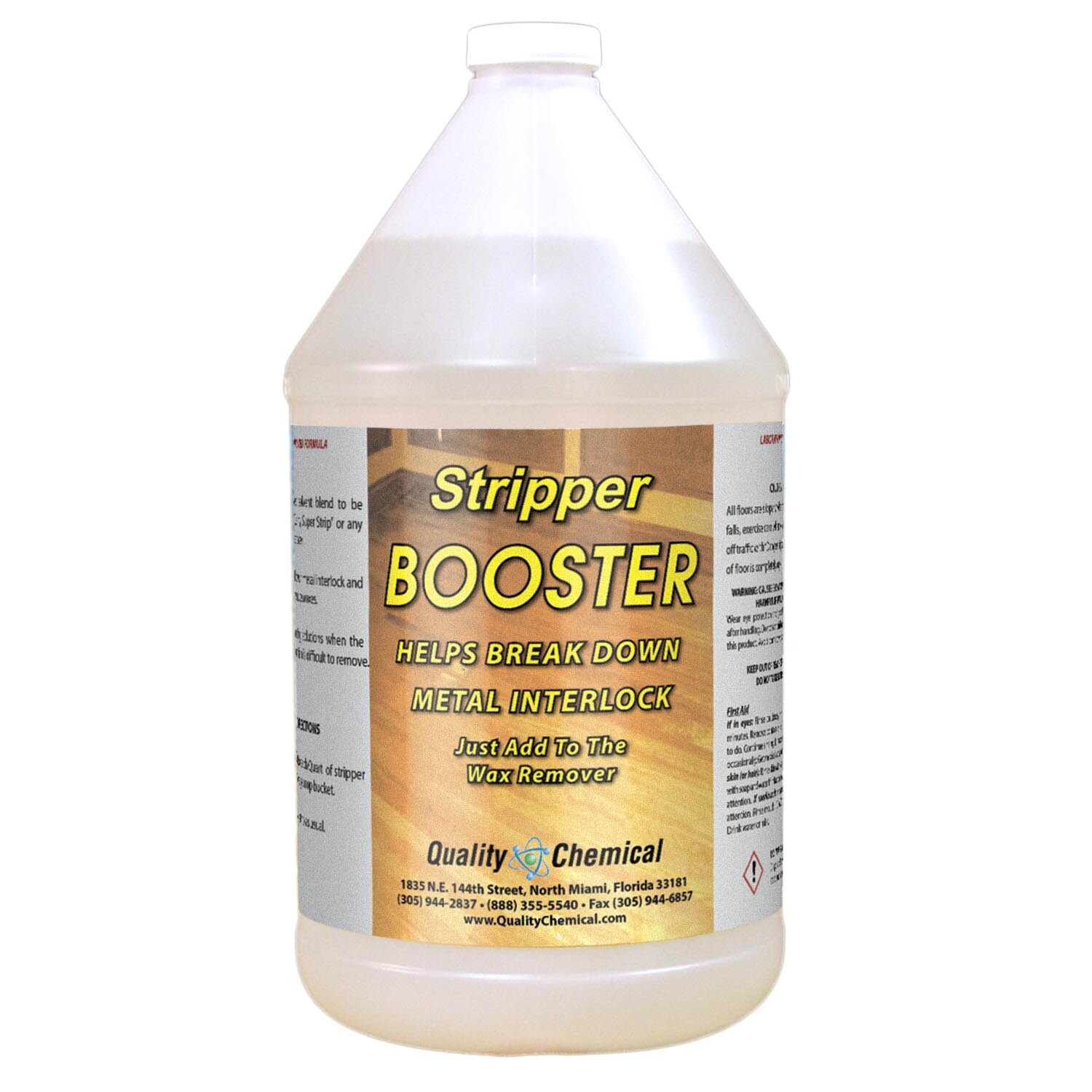 Floor Stripper Booster – High powered solvent blend – 1 gallon (128 oz.)