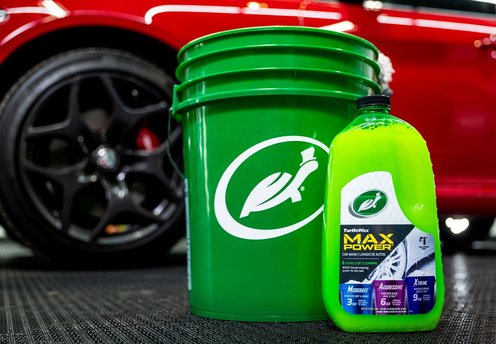 Max-Power 3 Levels of Cleaning Car Wash User-Friendly 100 oz