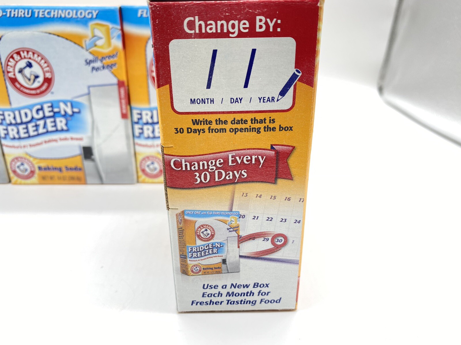 Arm Hammer Fridge and Freezer Baking Soda Eliminates Odor 14 oz per Box 4-PACK