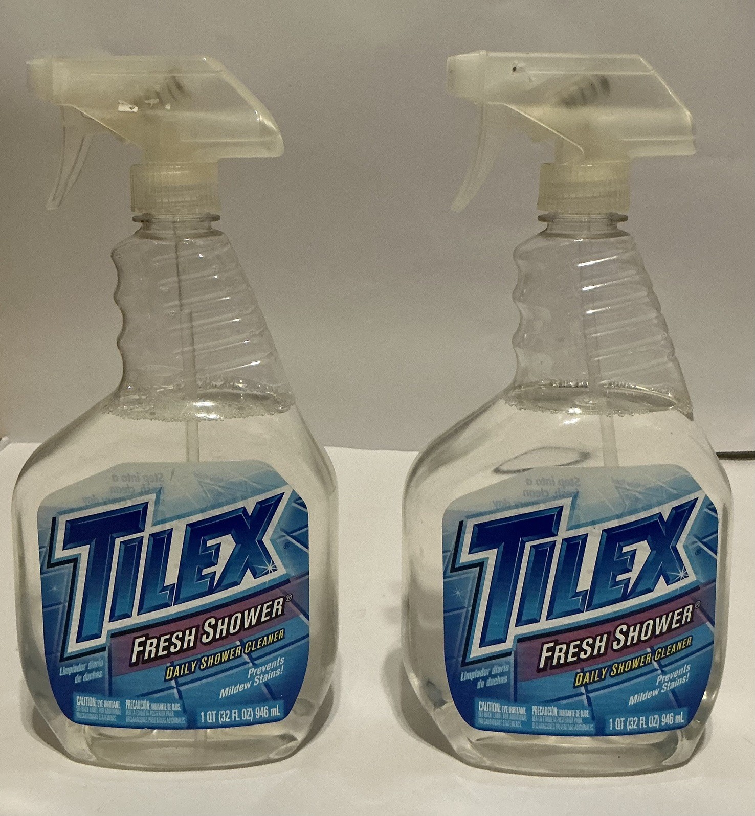 2x Vintage Tilex Fresh Shower Daily Shower Spray Cleaner Discontinued 32oz New