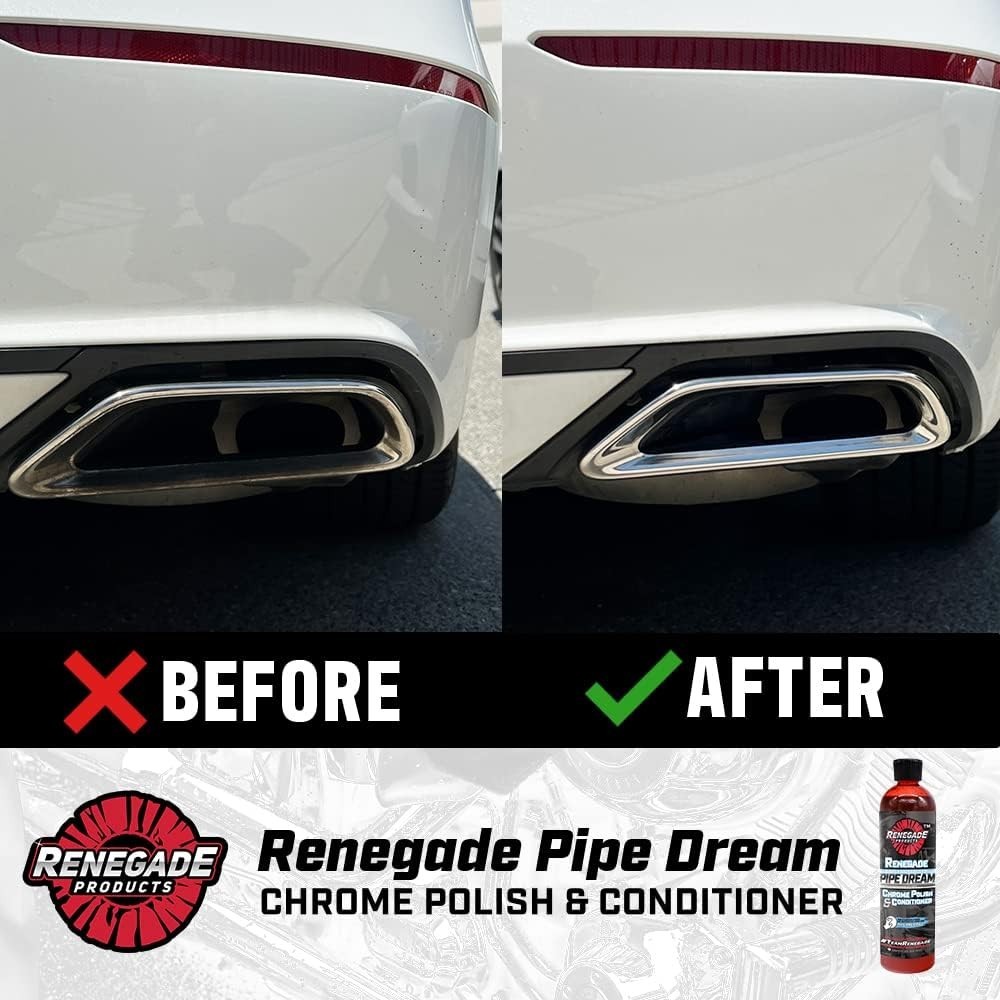 Rebel Pipe Dream 12 oz Chrome Polish Conditioner – Shine & Protect Your Chrome