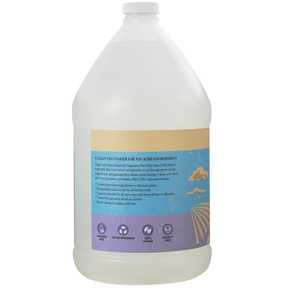 Ginger Lily Farms Botanicals PlantBased Liquid Dish Soap, Concentrated Formul…