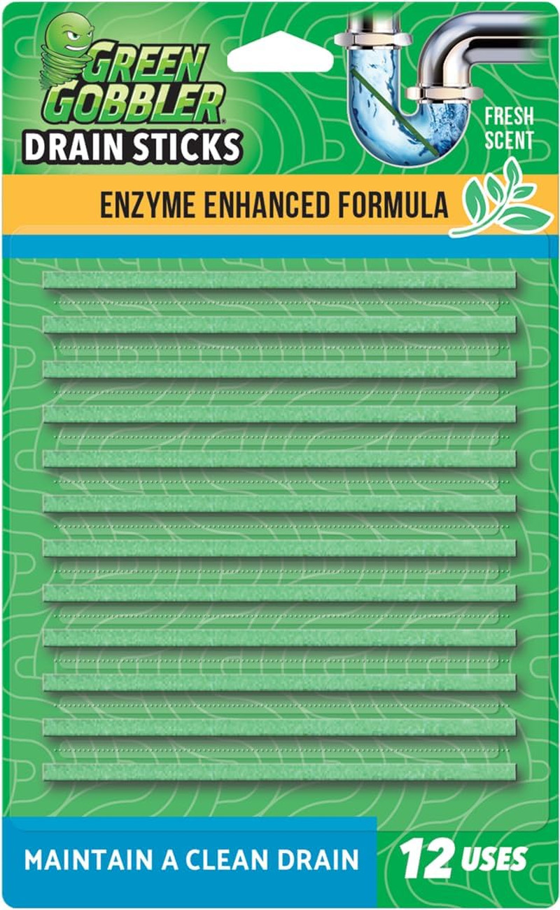Drain Cleaner and Deodorizer Sticks with Enzymes – Maintain a Clean Drain, Safe