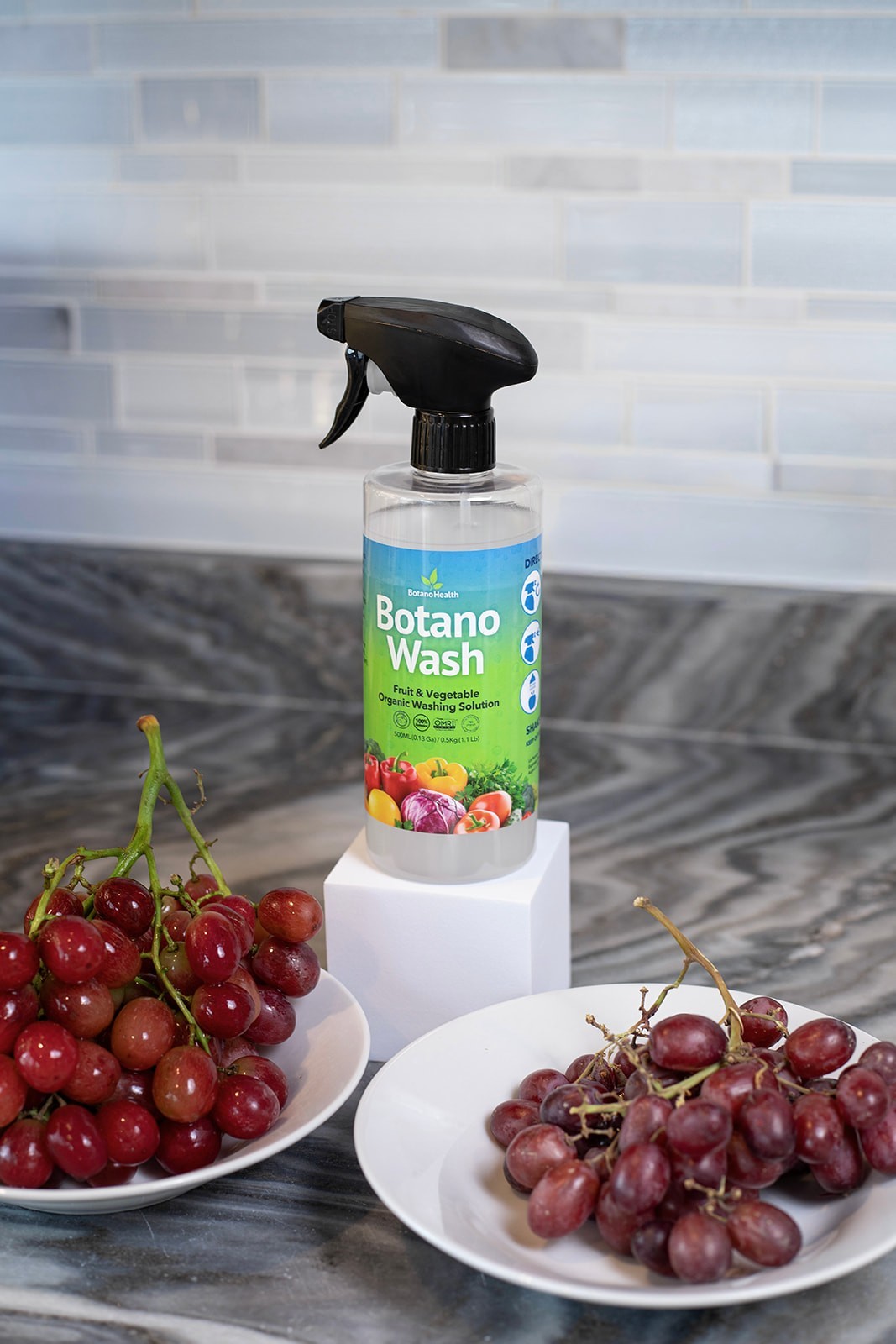 Botano Wash Organic Produce Cleaner Spray | 16.9 oz Ready to Use | BotanoGrow