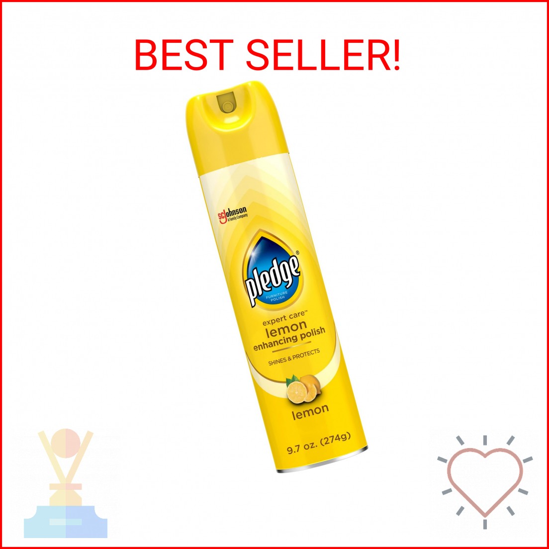 Pledge Enhancing Polish Spray, Wood Furniture & Stainless Steel Polish, Remove D