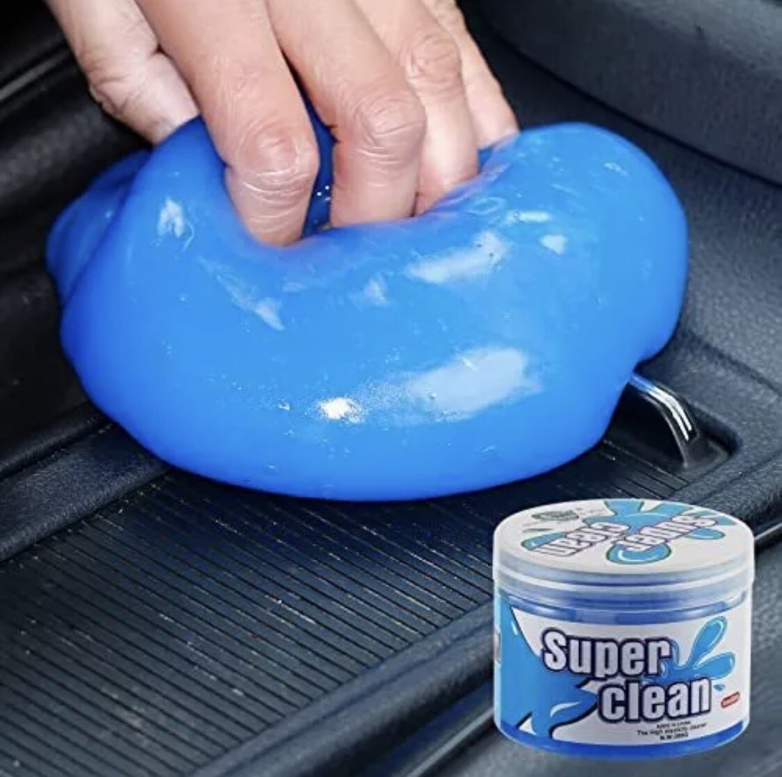 SUPER CLEAN MAGIC GEL Car & Auto Detailing, Keyboard Dust Cleaner Reusable