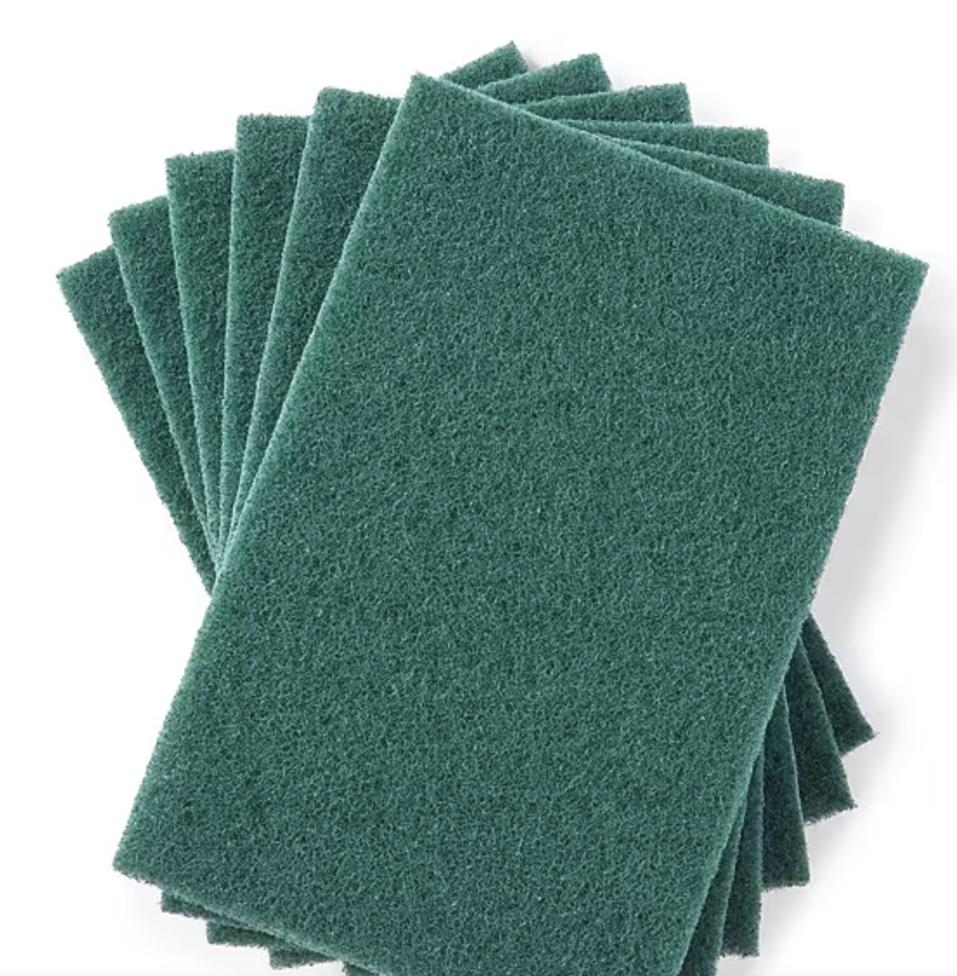 Coastwide Professional™ Medium Duty Scouring Pad, Green, 10/Pack