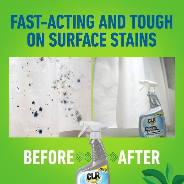 CLR Mold & Mildew Foaming Stain Remover Bleach Free 32 oz 3-Pack
