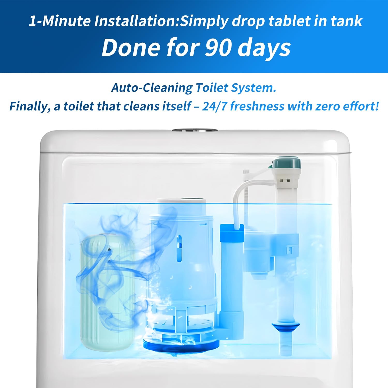 ​3Pcs WTWD Automatic Toilet Cleaner – Prevents Hard Water Stains, Reduce Scru…