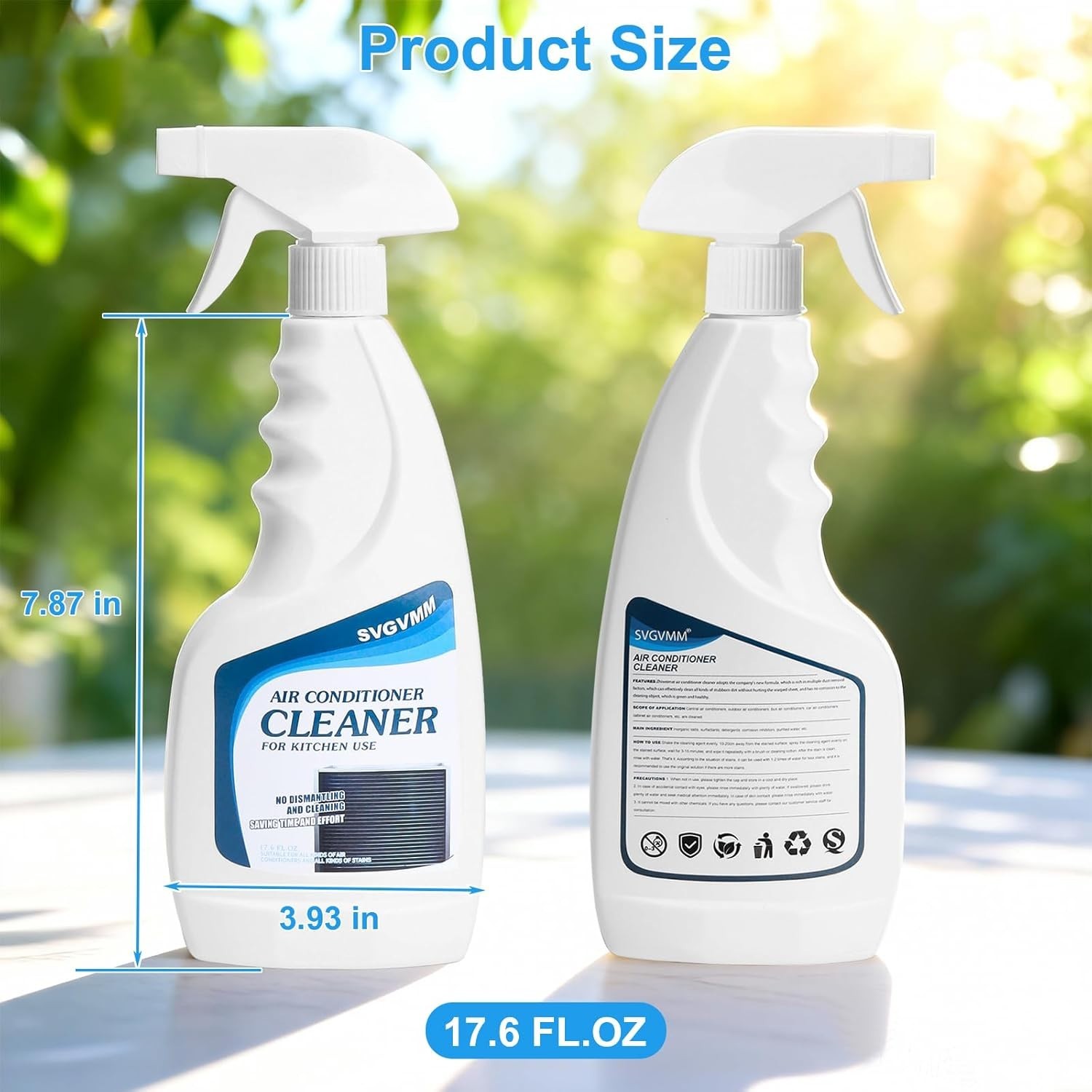 Air Conditioner Coil Cleaner, 17.6 Fl Oz, 2 Pack Foaming Coil Cleaner