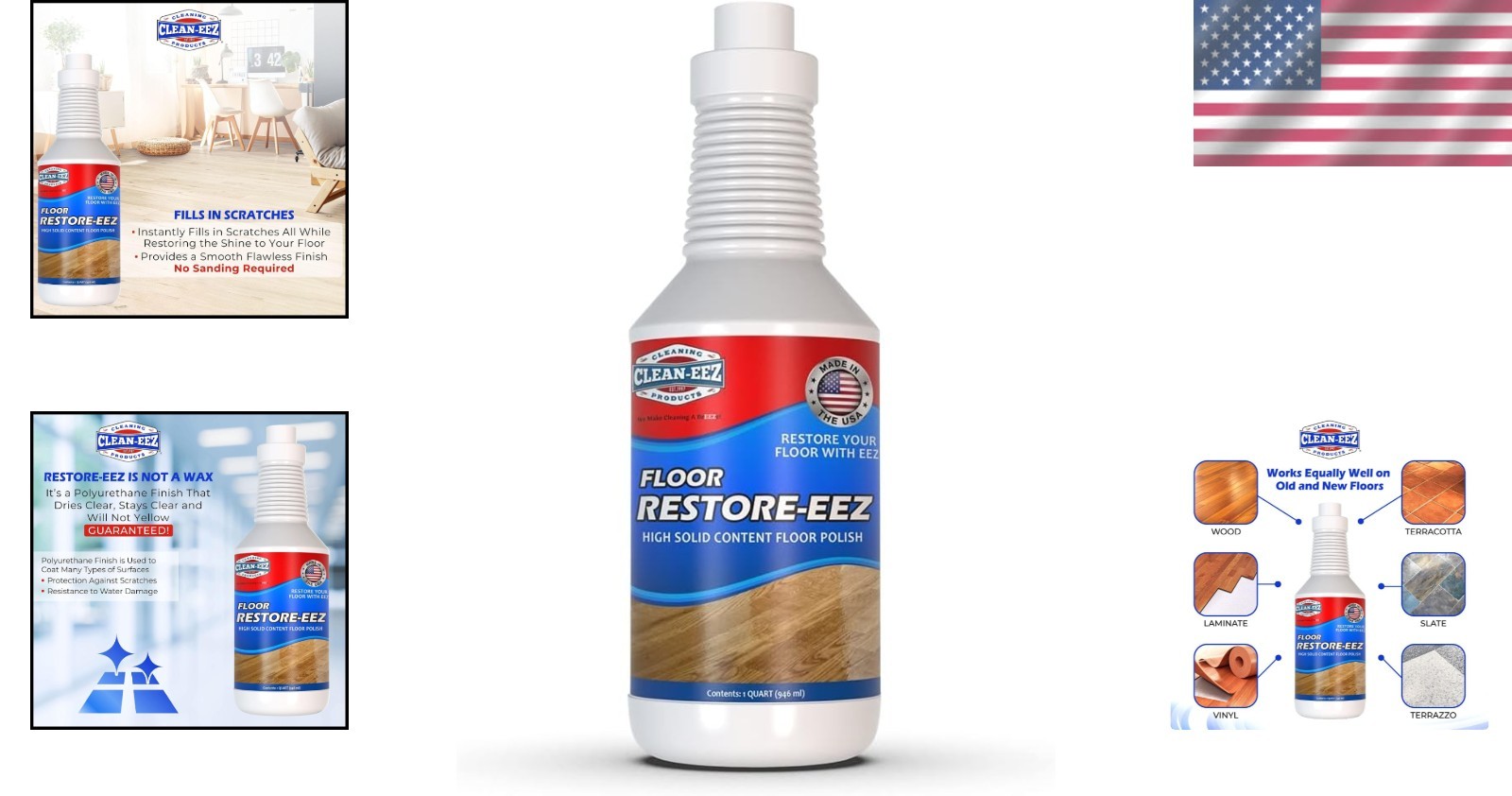 High Gloss Floor Shine & Protectant – Restore-eez Formula