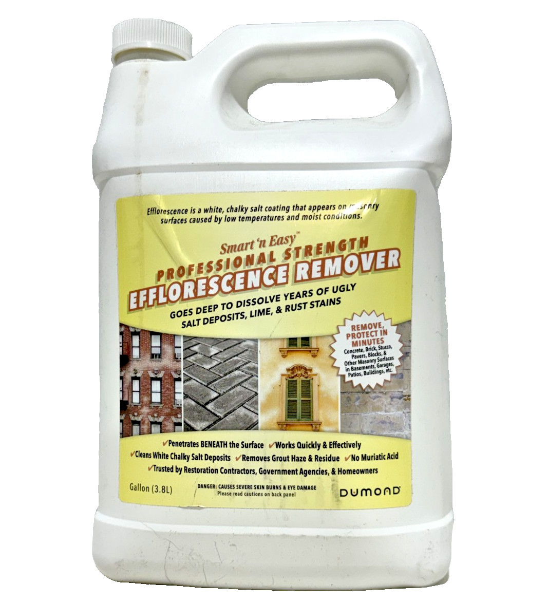 Dumond 0910 Smart ’N Easy Efflorescence Remover 1 Gallon Professional Cleaner