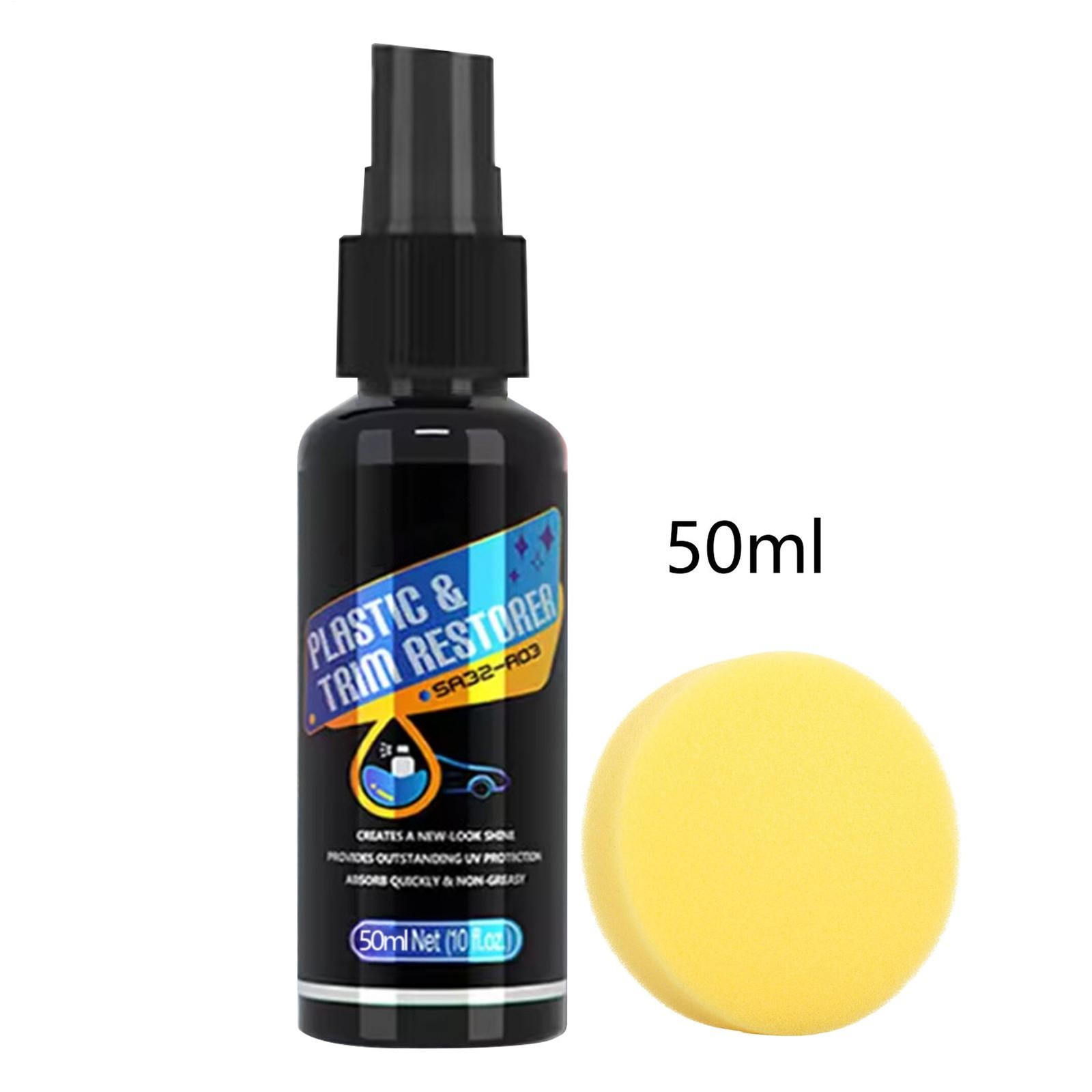 Car Trim Restorer | 50ml Long-Lasting Cleaning Spray
