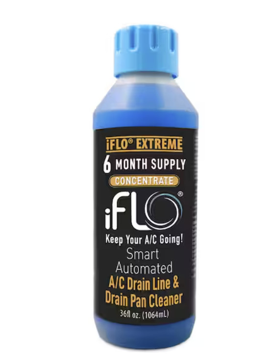 iFLO Extreme AC Drain Line Cleaner 36oz Cartridge 6-9 Month Supply
