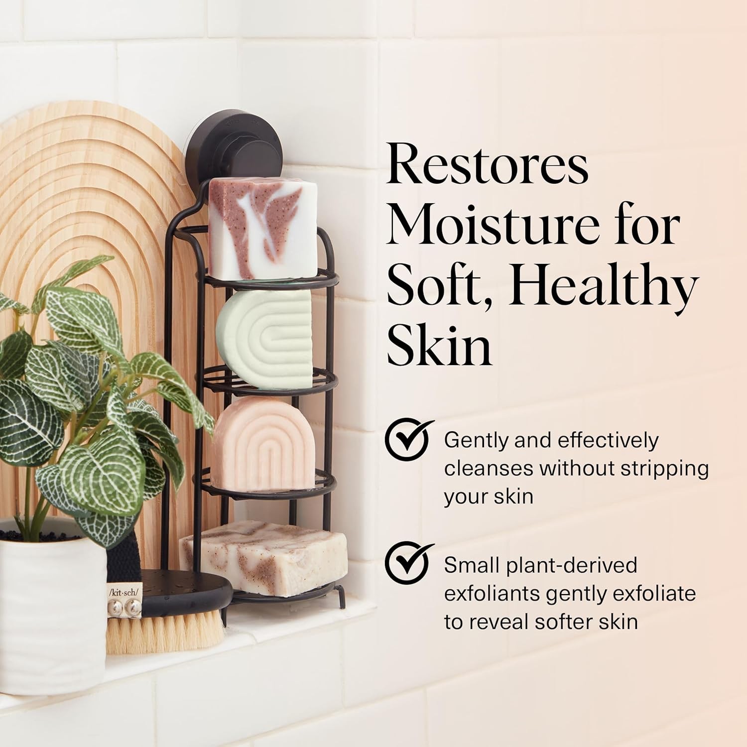 Shea Butter Exfoliating Body Wash Bar Soap – Super Hydrating with