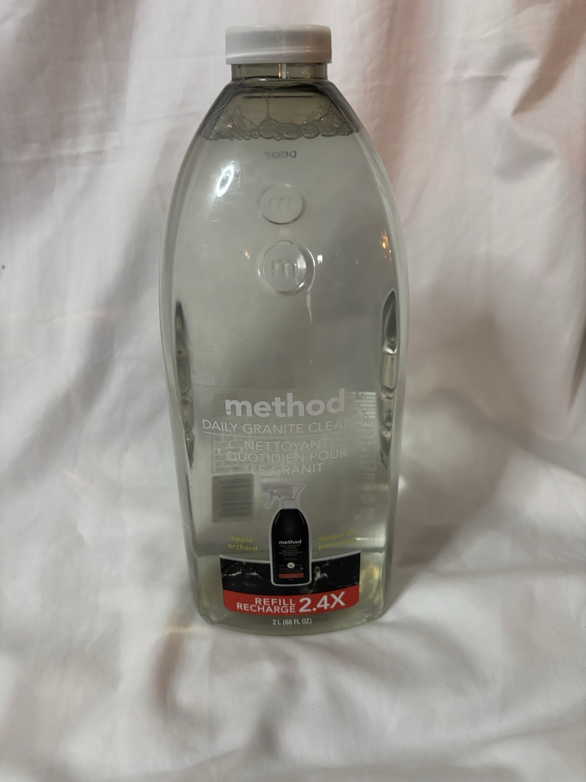 Method Daily Granite Countertop Cleaner Refill, Apple Orchard, 68 Ounce New