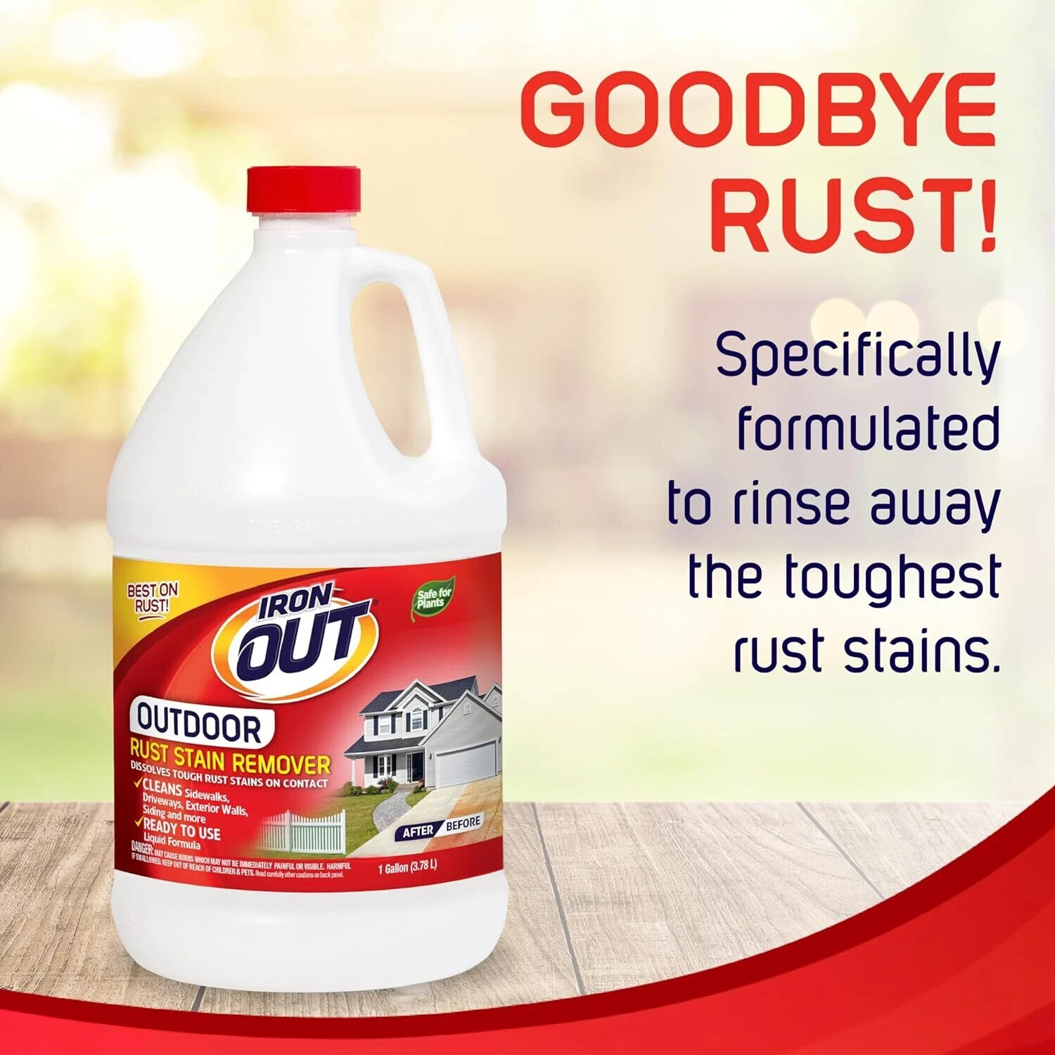 Iron OUT Powder Rust Stain Remover, Remove and Prevent Rust Stains in Bathrooms