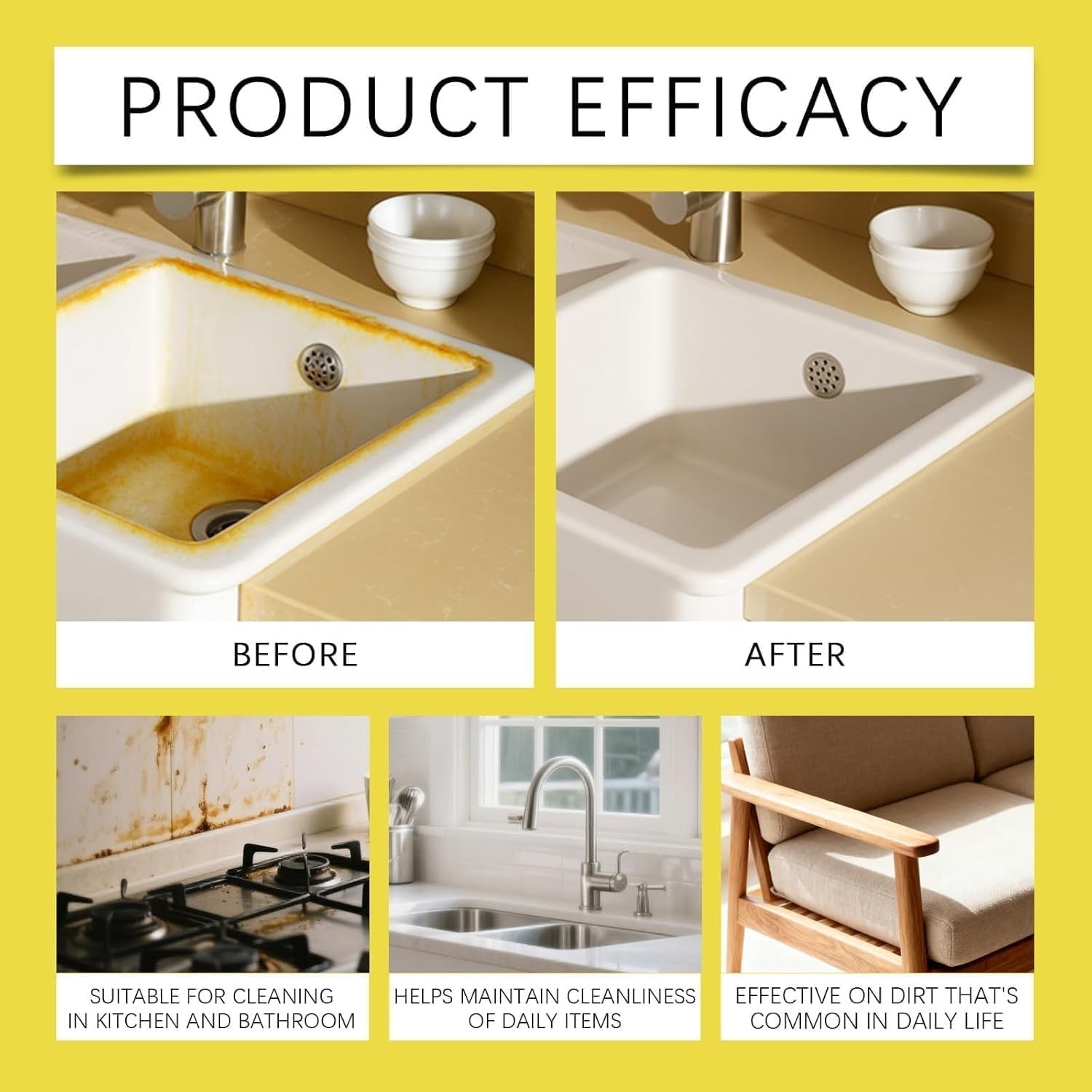 All-Purpose Stain Remover – Quick-Acting Cleaning Solution for Multiple Surfaces