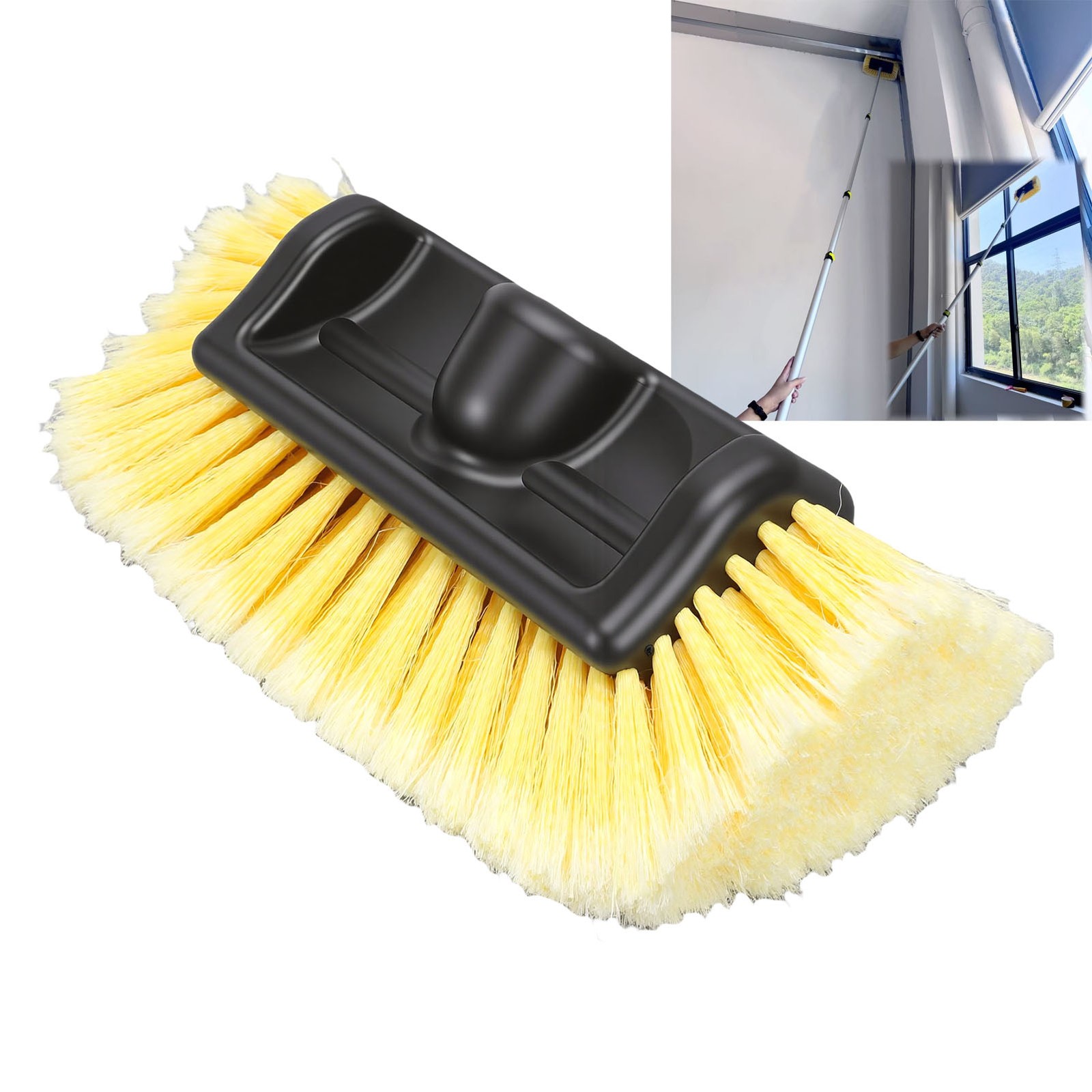 Car Wash Brush Head Soft Detail For Auto RV Boat Truck 5 Sided