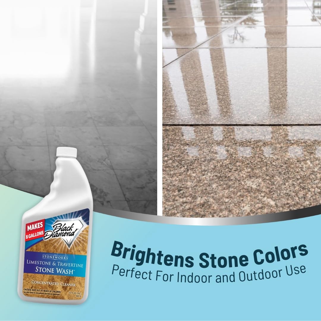 Natural Stone Cleaner Limestone Travertine Marble Slate Polished Concrete 1 Quar