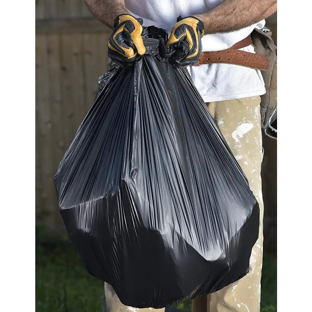Ultrasac 55 Gal Drum Liner Trash Bags Heavy Duty 2mil 50 Count Industrial Black