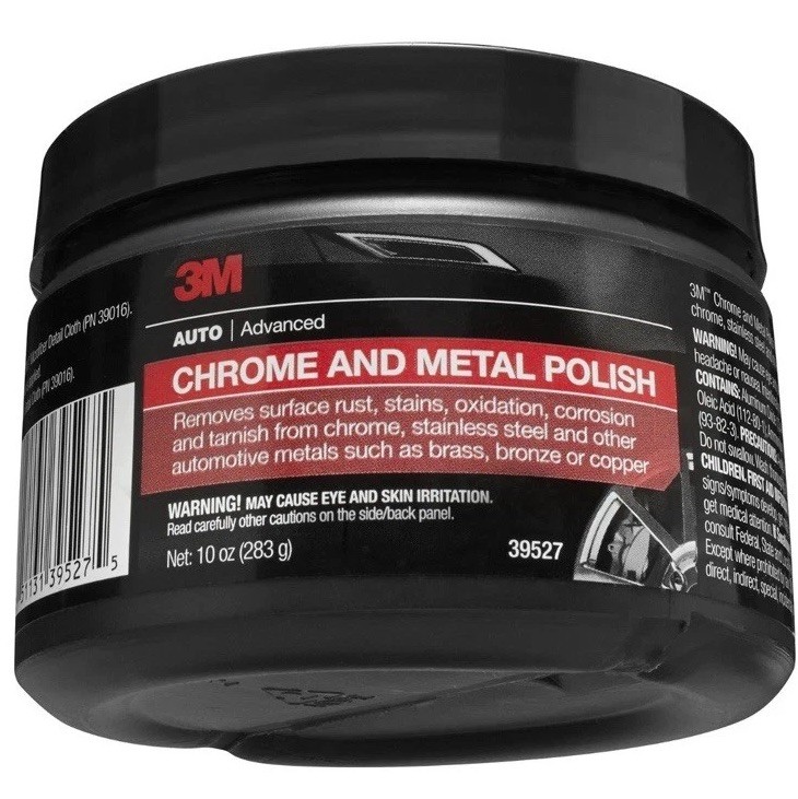 3M Chrome and Metal Polish 39527 10 oz For Automotive Metals NEW