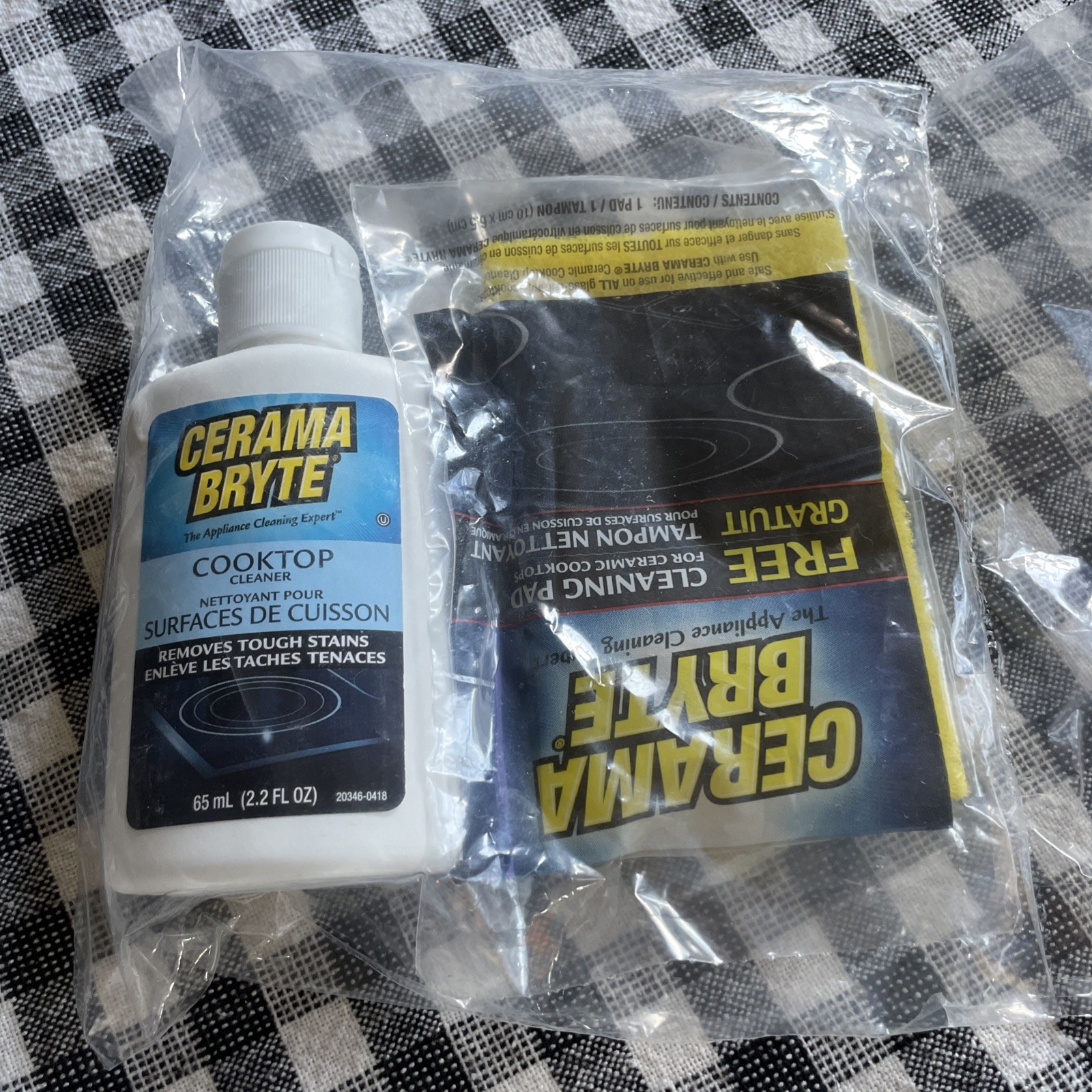 Cerama Bryte Cooktop Cleaner 2.2 fl Oz with Cleaning Pad