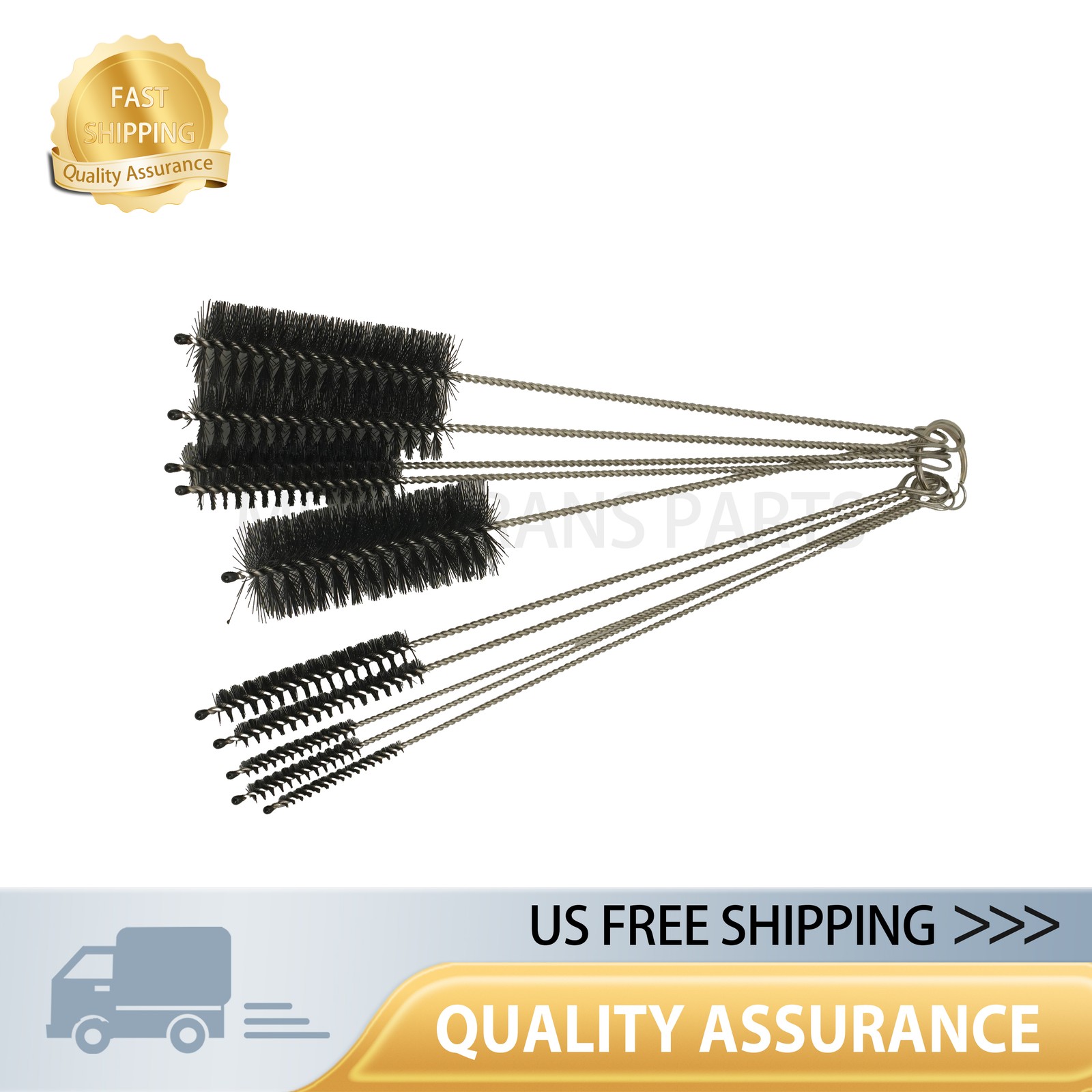 10PCS Set Nylon SmallLong Cleaning Straw Brush Cleaner Bottle Tube Pipe US