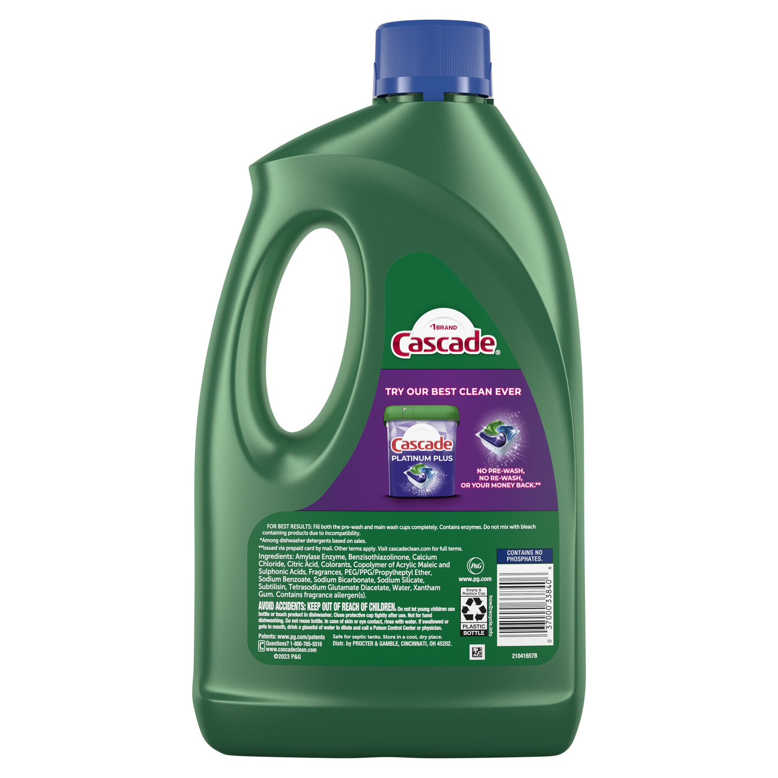 Complete Dishwasher Detergent Liquid Gel, Dish Detergent, Dish Soap, 75oz