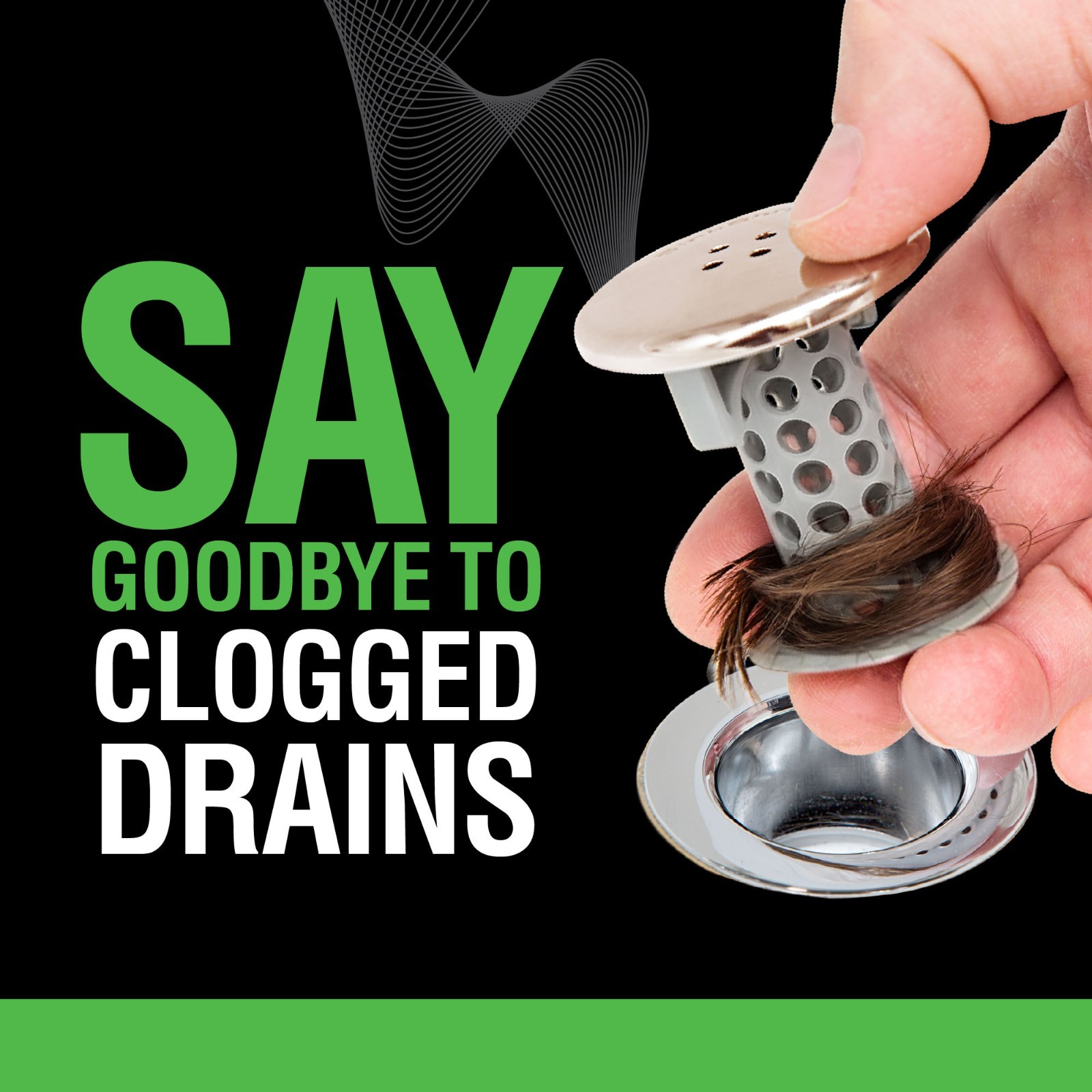 SinkShroom Nickel Award-Winning Drain Protector Hair Catcher Snare by TubShroom