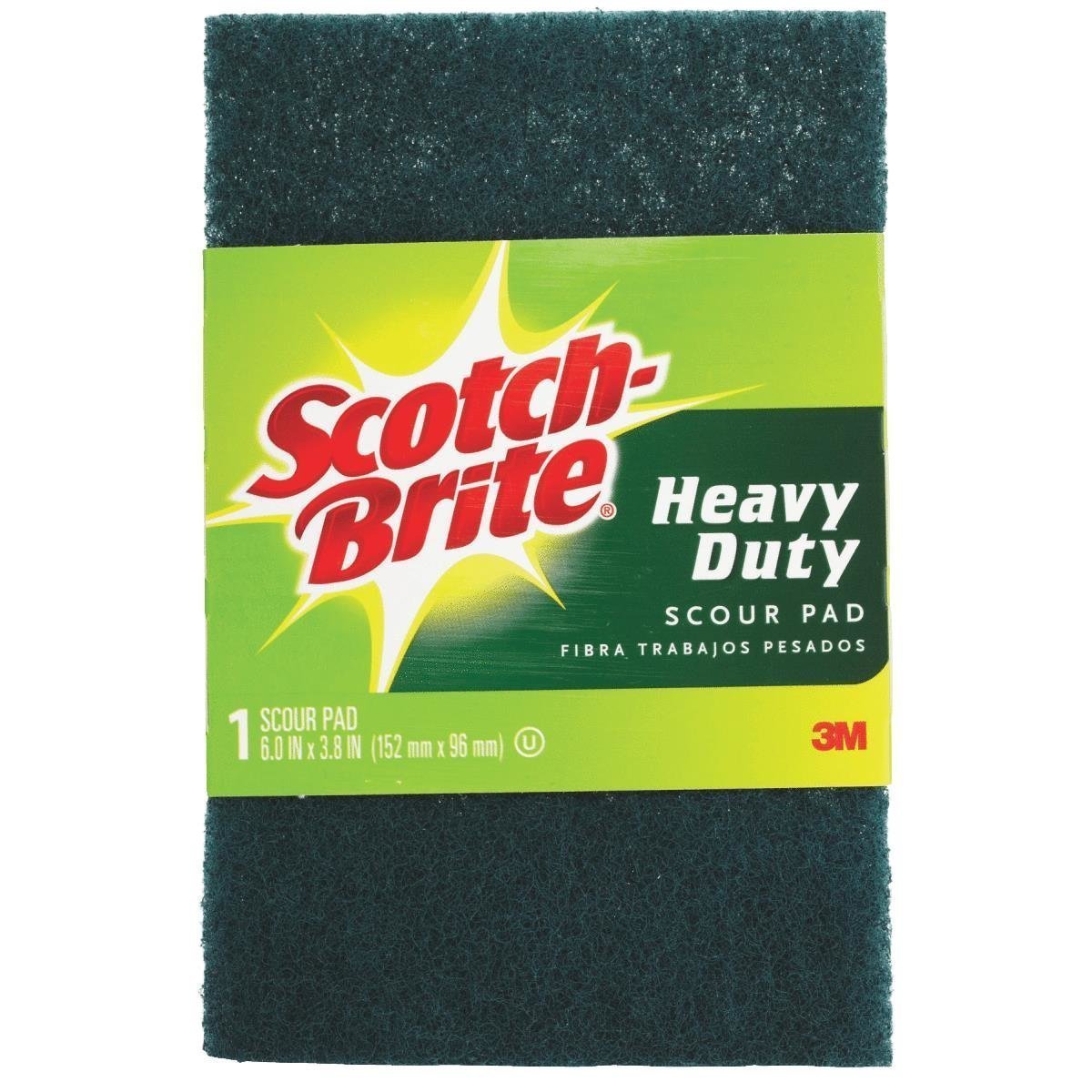 (4 Pack) 3M Scotch-Brite Heavy Duty Scouring Pad