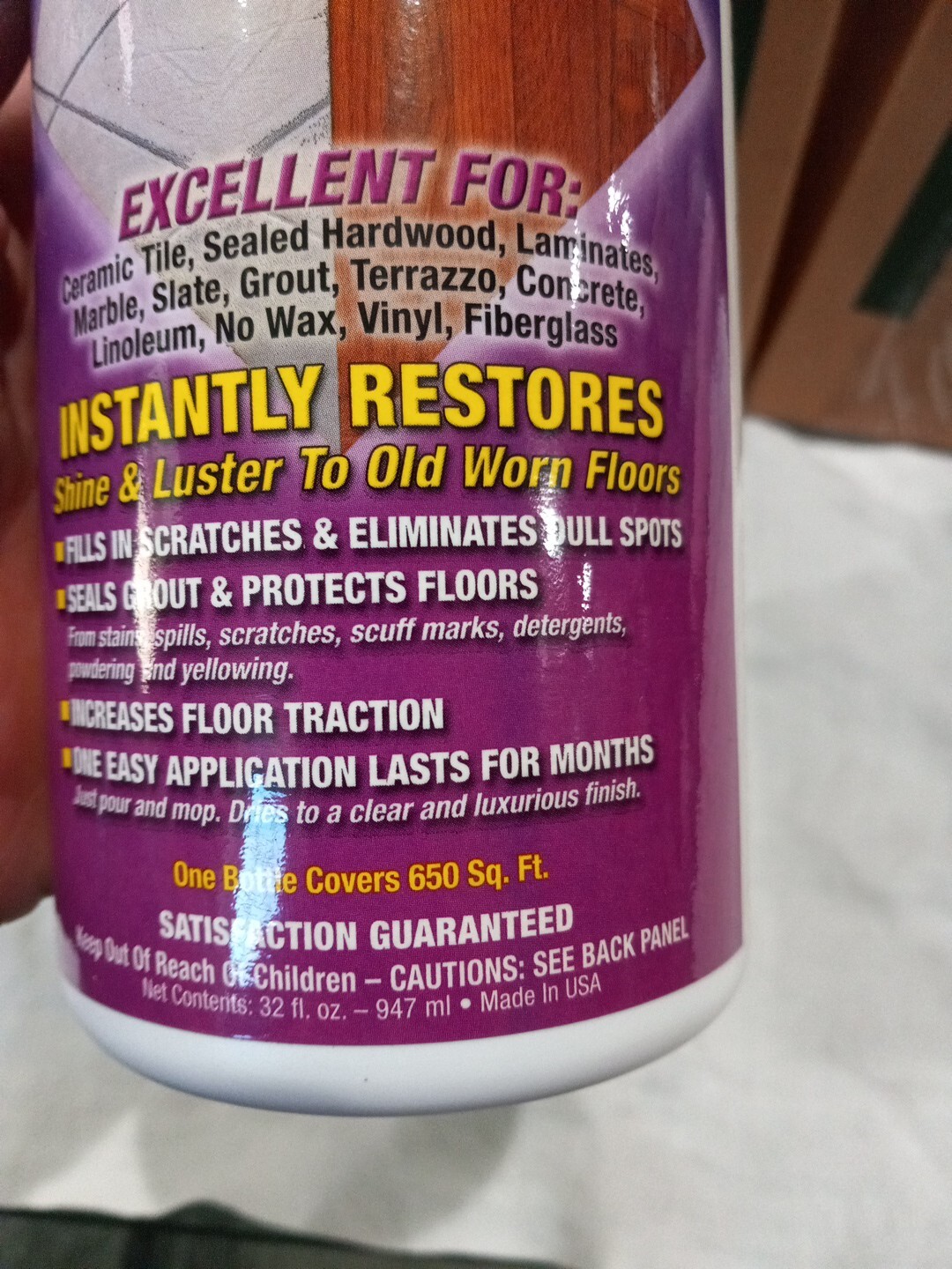 Rejuvenate Floor Finish 96 Oz